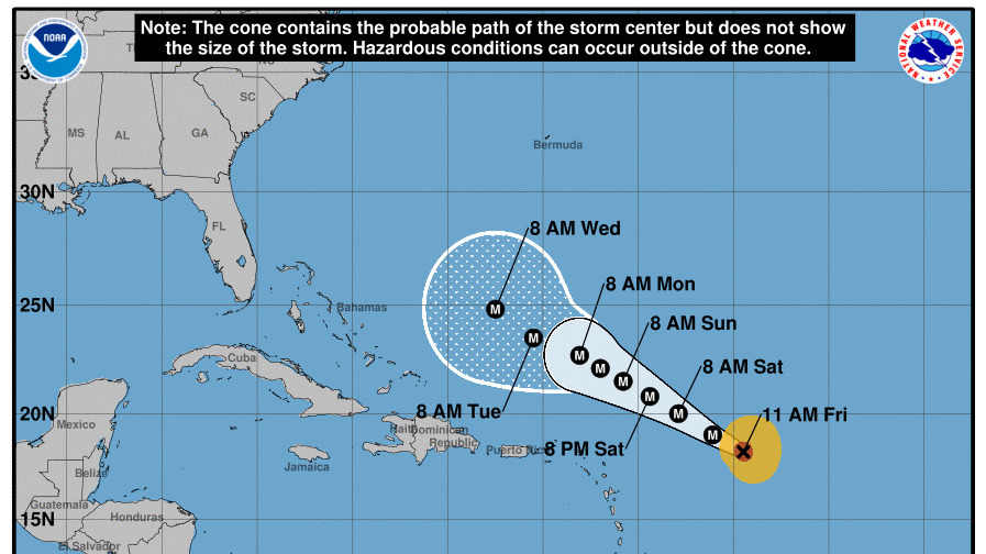 Intensely powerful Hurricane Lee will slow down over the ocean, forecasters  say | WFSU News