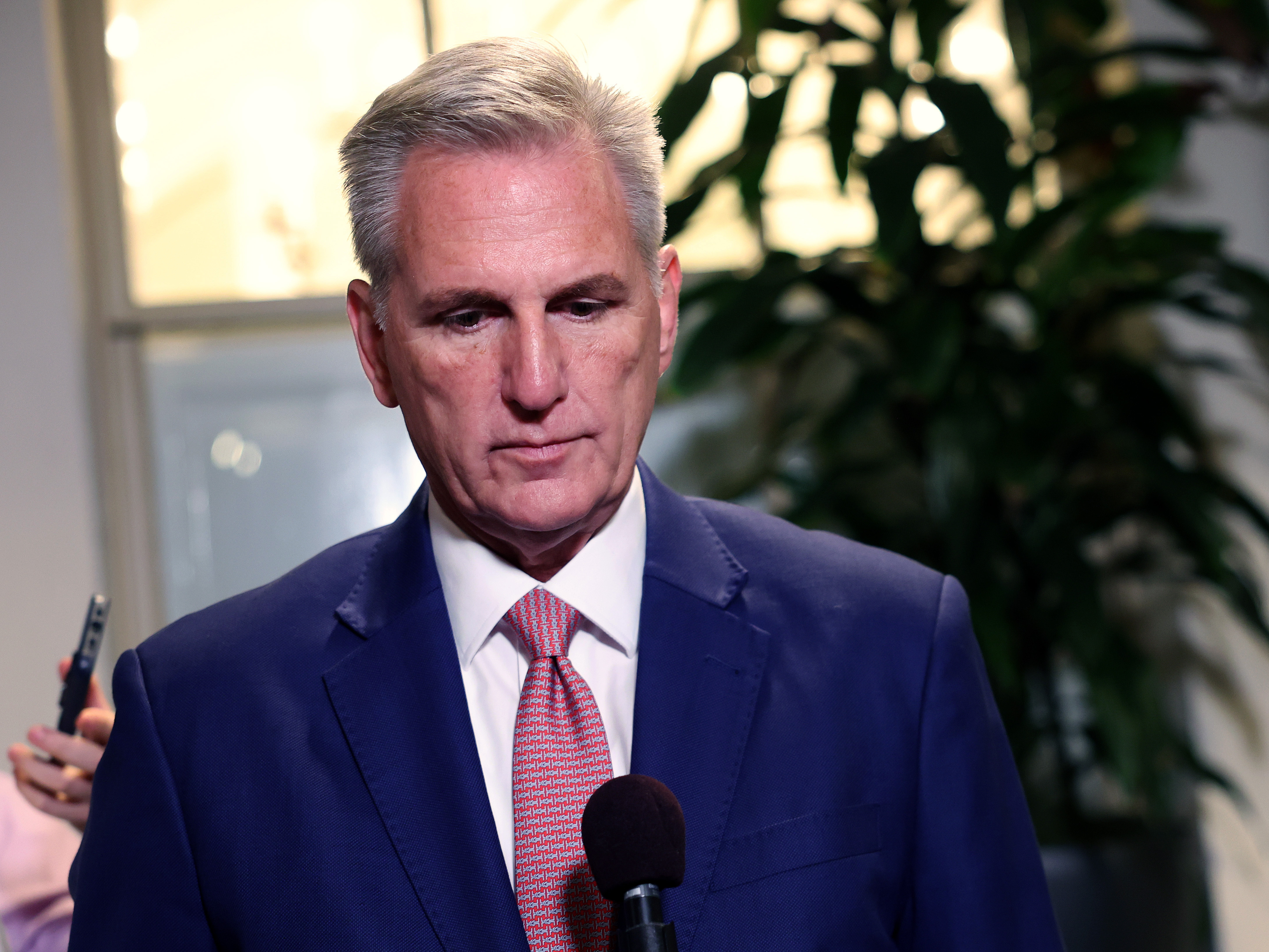 House Speaker Kevin McCarthy, R-Calif., is working to contain a revolt by hard-line members of his party that could threaten his job as speaker and a potential government shutdown. (Getty Images)