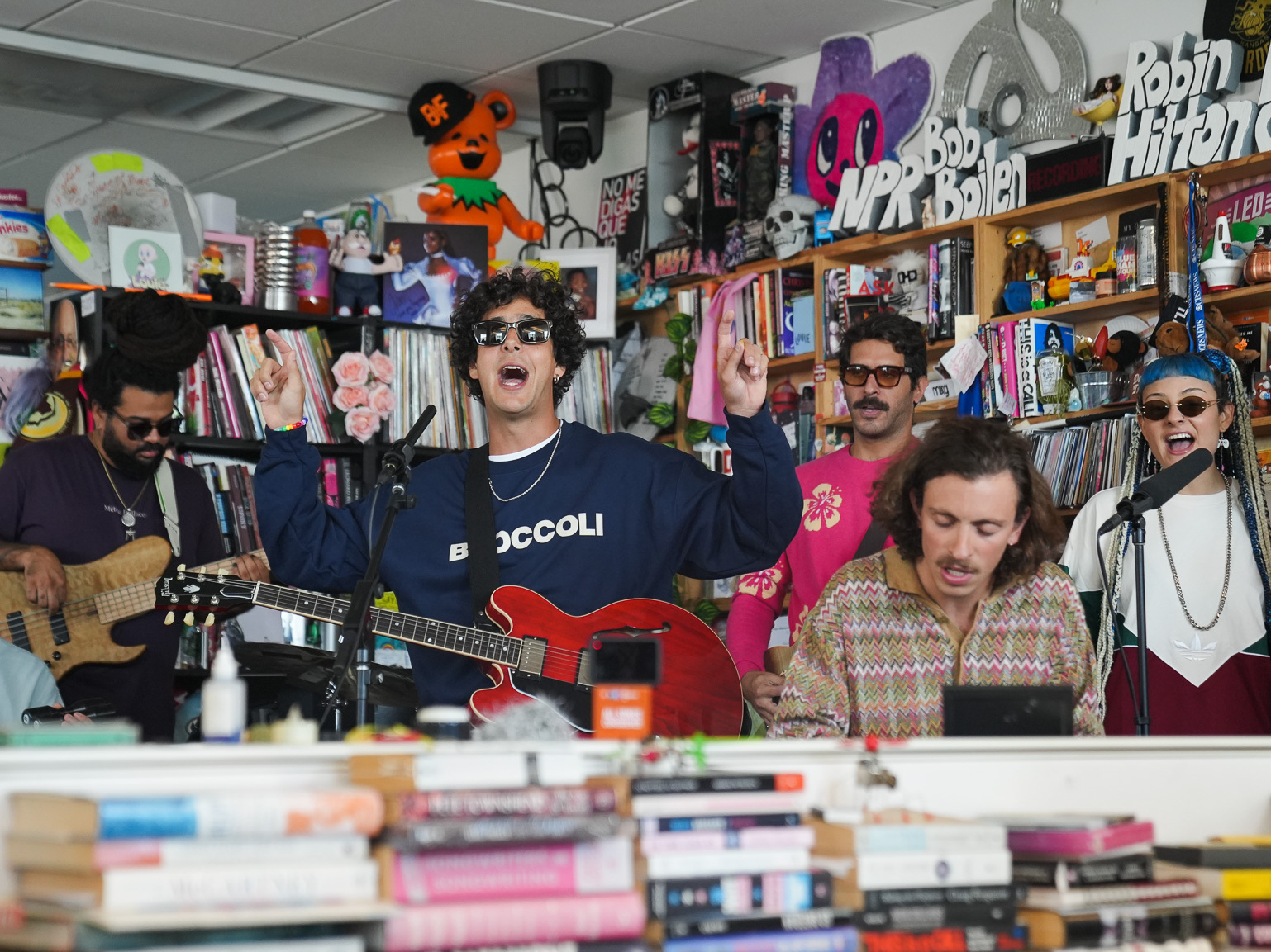 Rawayana performs a Tiny Desk concert. (NPR)