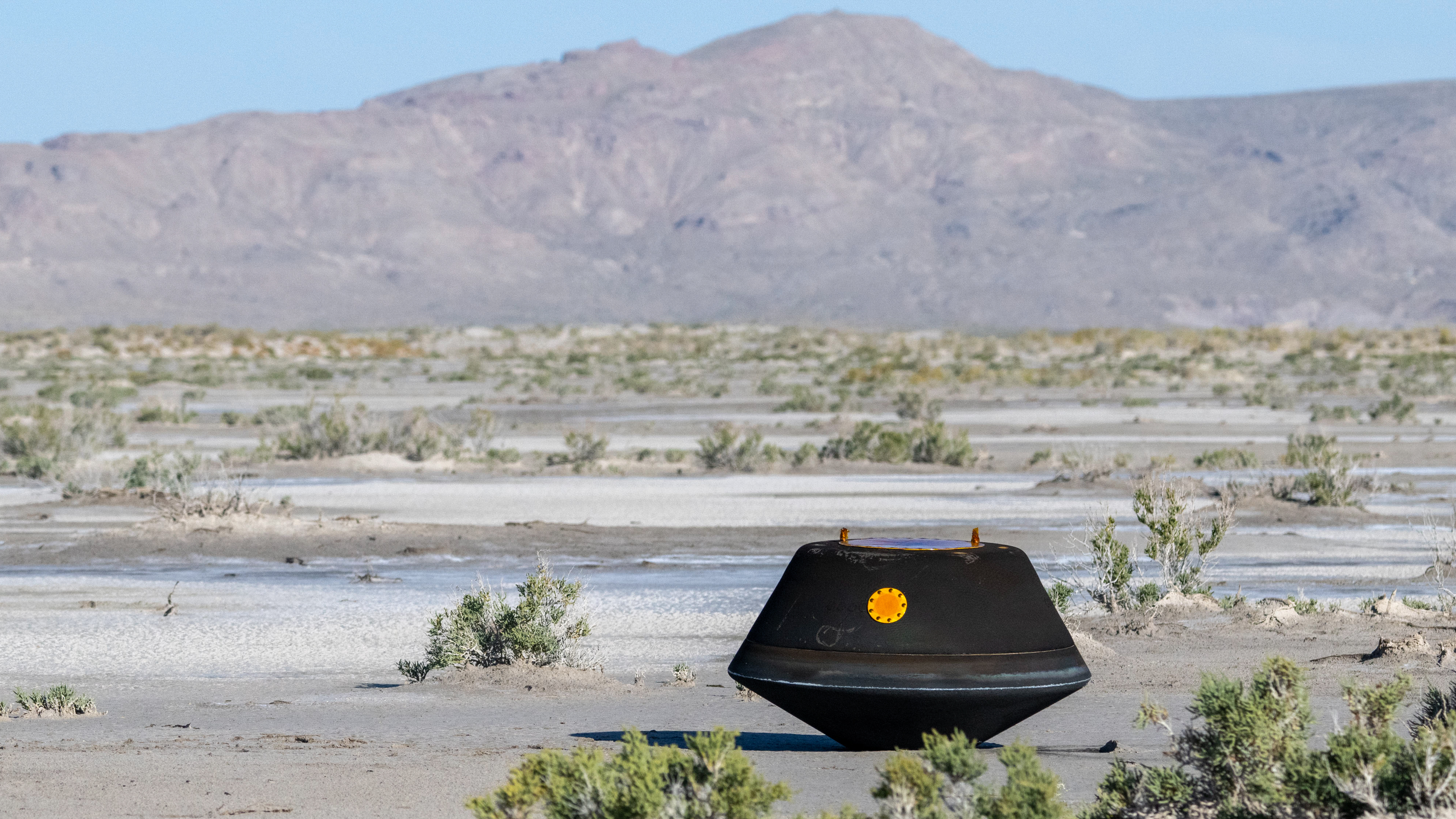 The sample return capsule from NASA