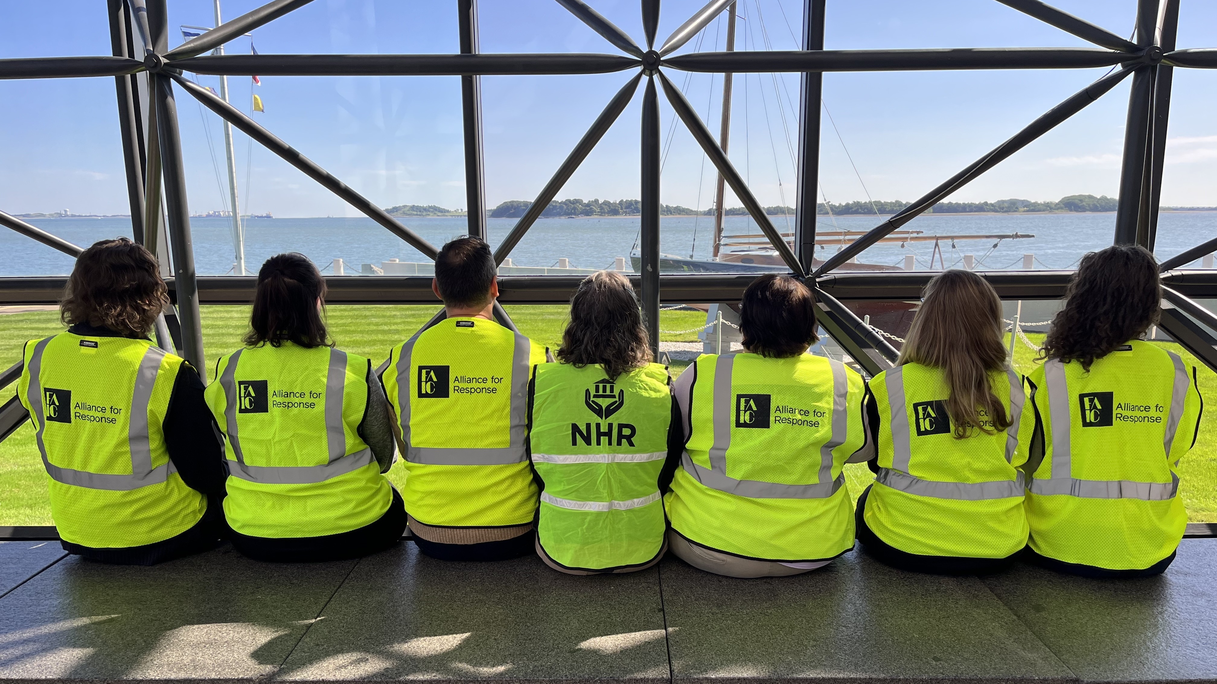 Conservation professionals learn how to respond to cultural heritage emergencies following disasters at the John F. Kennedy Presidential Library and Museum in Boston on Sept. 20.