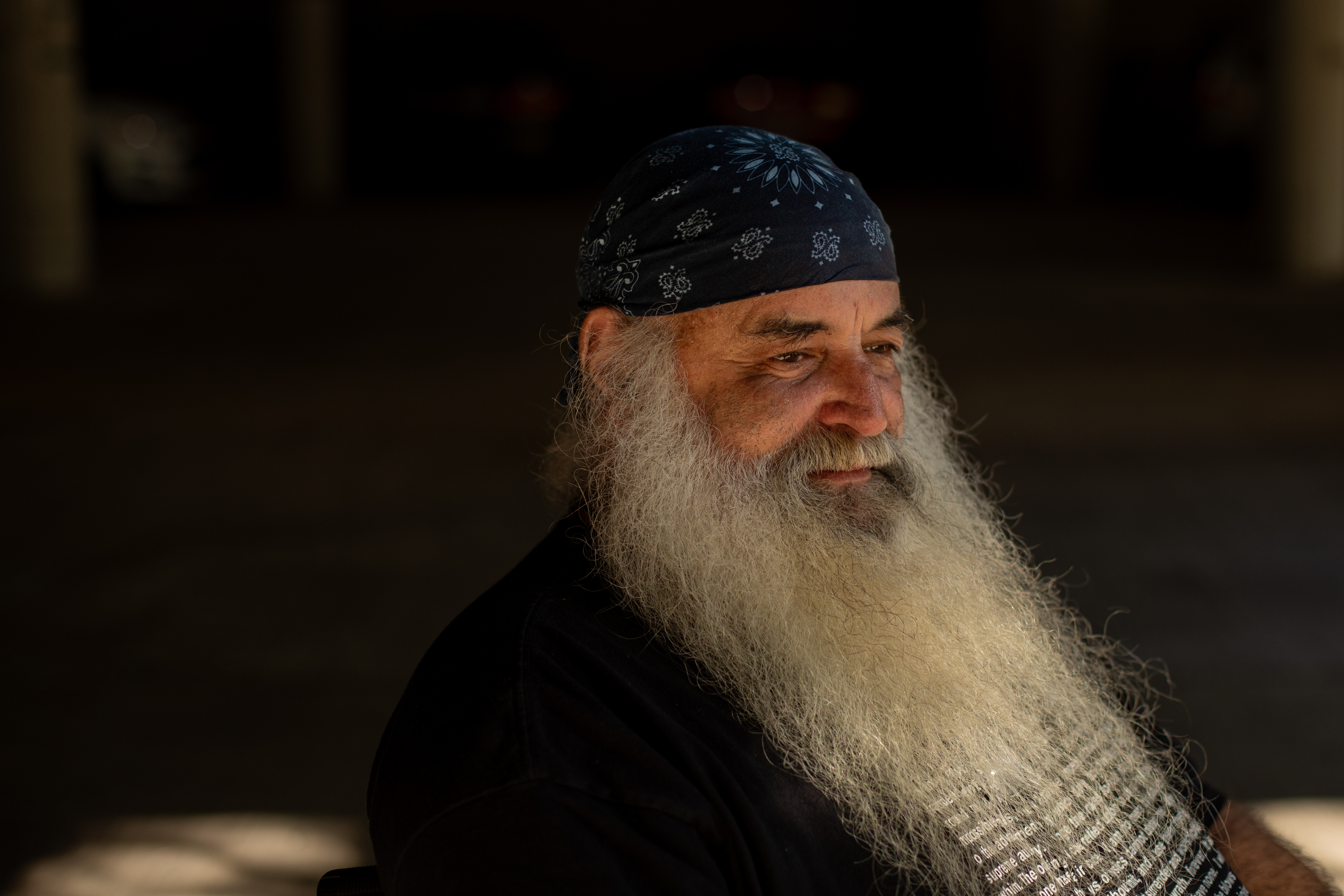 Ben Norris, 65, used to live on the streets. Now he's taking part in a pilot project in Oregon that uses Medicaid funds to pay for housing and rent for people who are homeless or in danger of becoming so. (Celeste Noche for NPR)