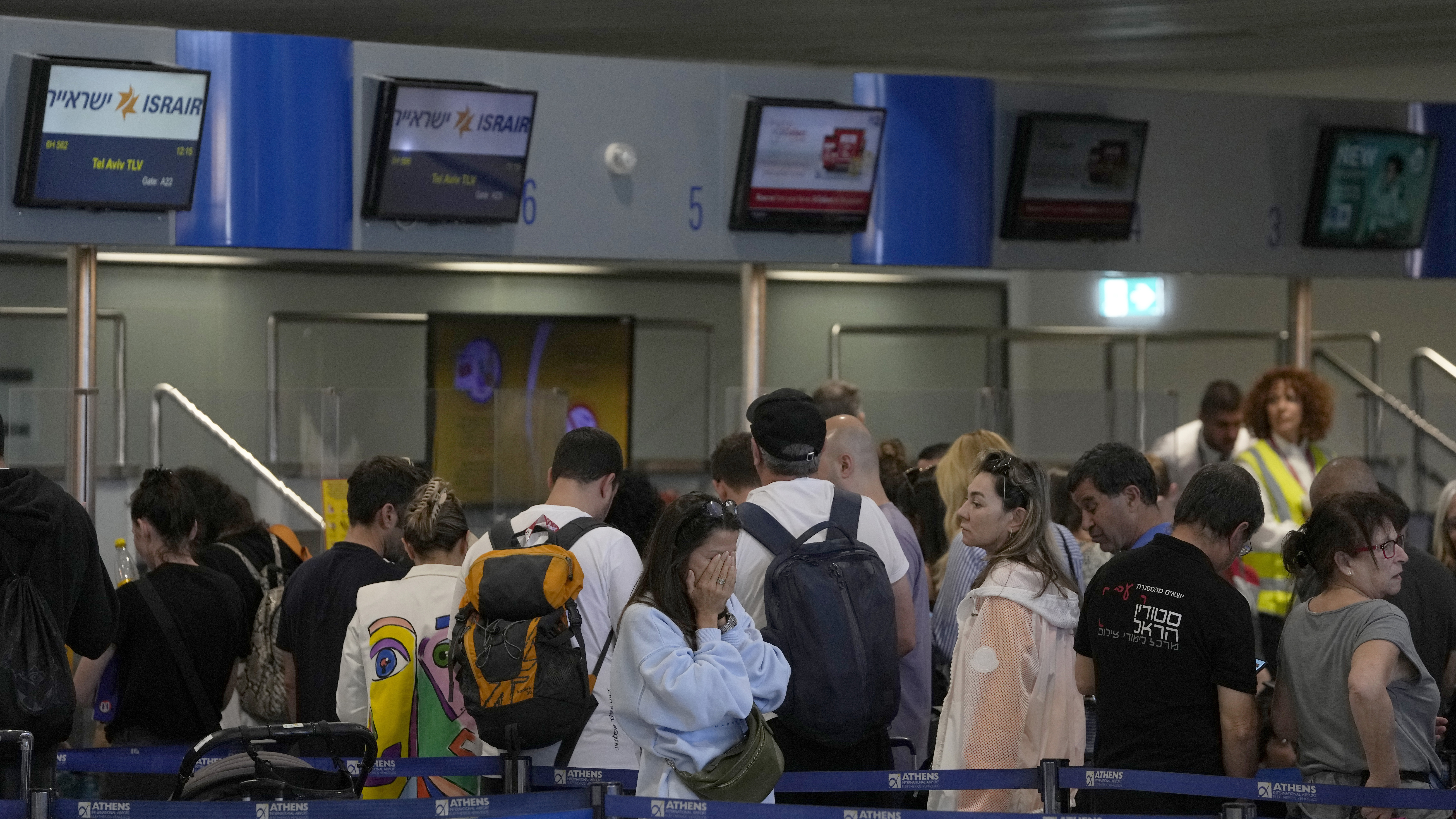 Visitors are scrambling to leave Israel and Gaza as the fighting rages
