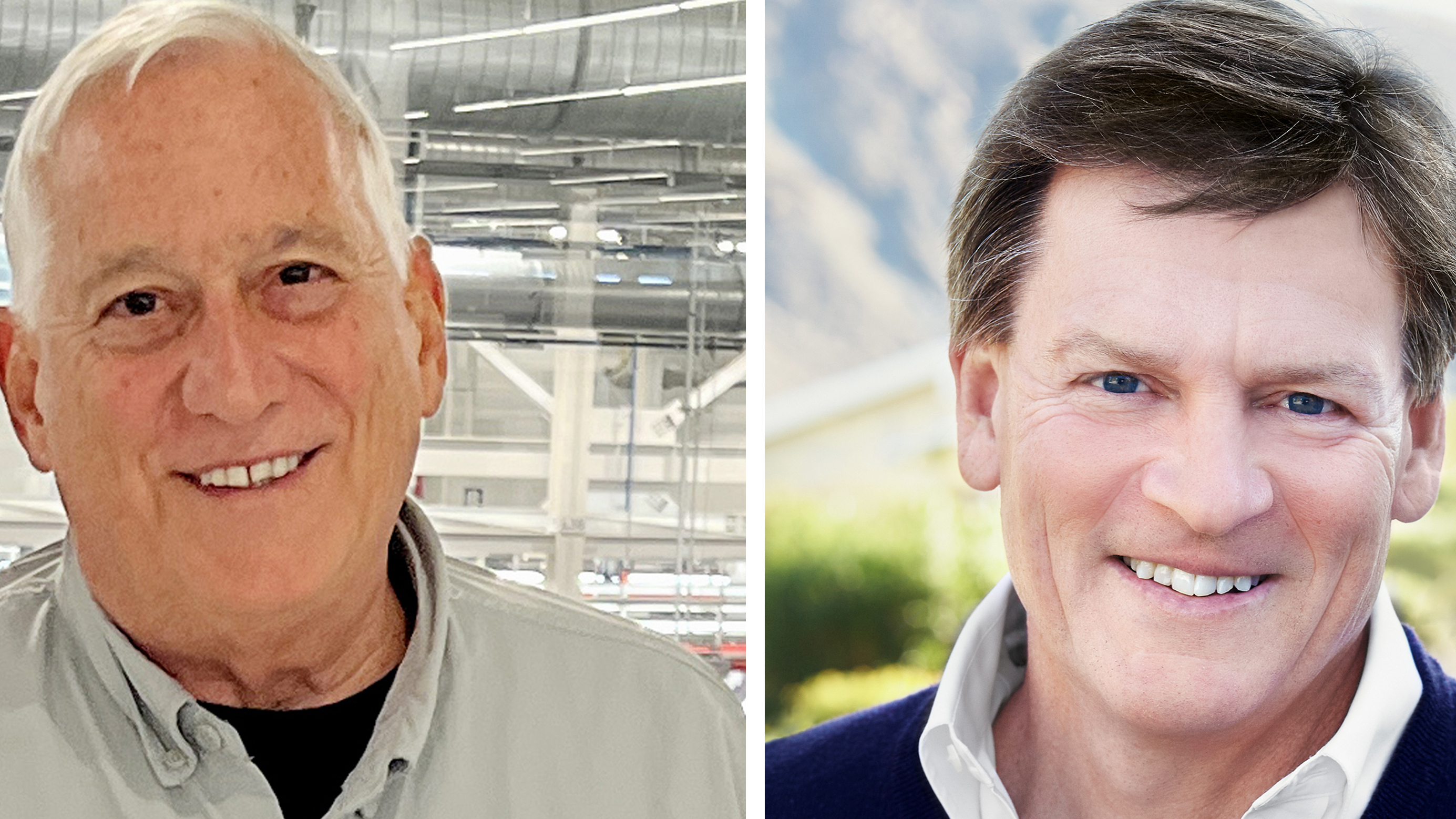 Walter Isaacson, left, and Michael Lewis are authors and friends from New Orleans. Their new books are about billionaire Elon Musk and fallen crypto executive Sam Bankman-Fried respectively.