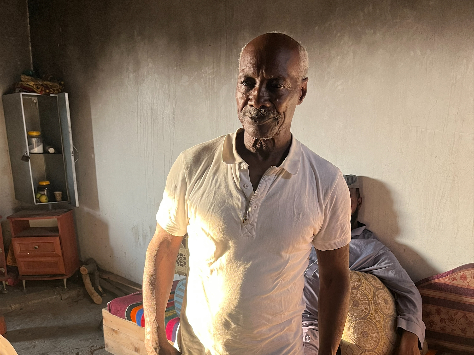 <em>Hamd El Kamalat, a Palestinian citizen of Israel, mourns his son Tariq Mohammed, who was killed in the Hamas attack on Israel on October 7.</em> (NPR)