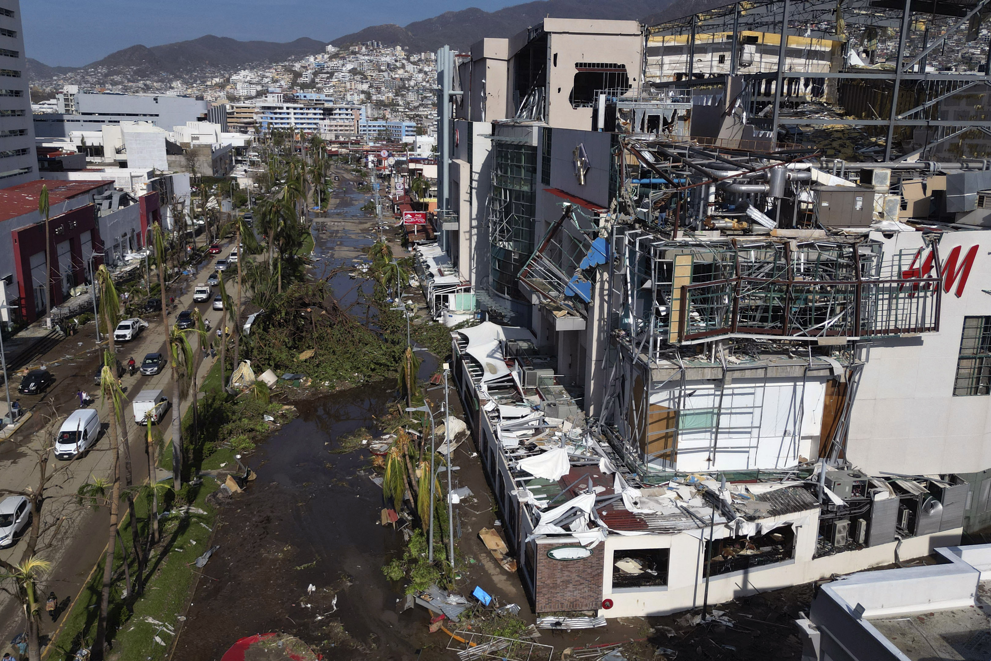Oct. 26: View of the damage caused after the passage of Hurricane Otis in Acapulco, Guerrero State, Mexico.