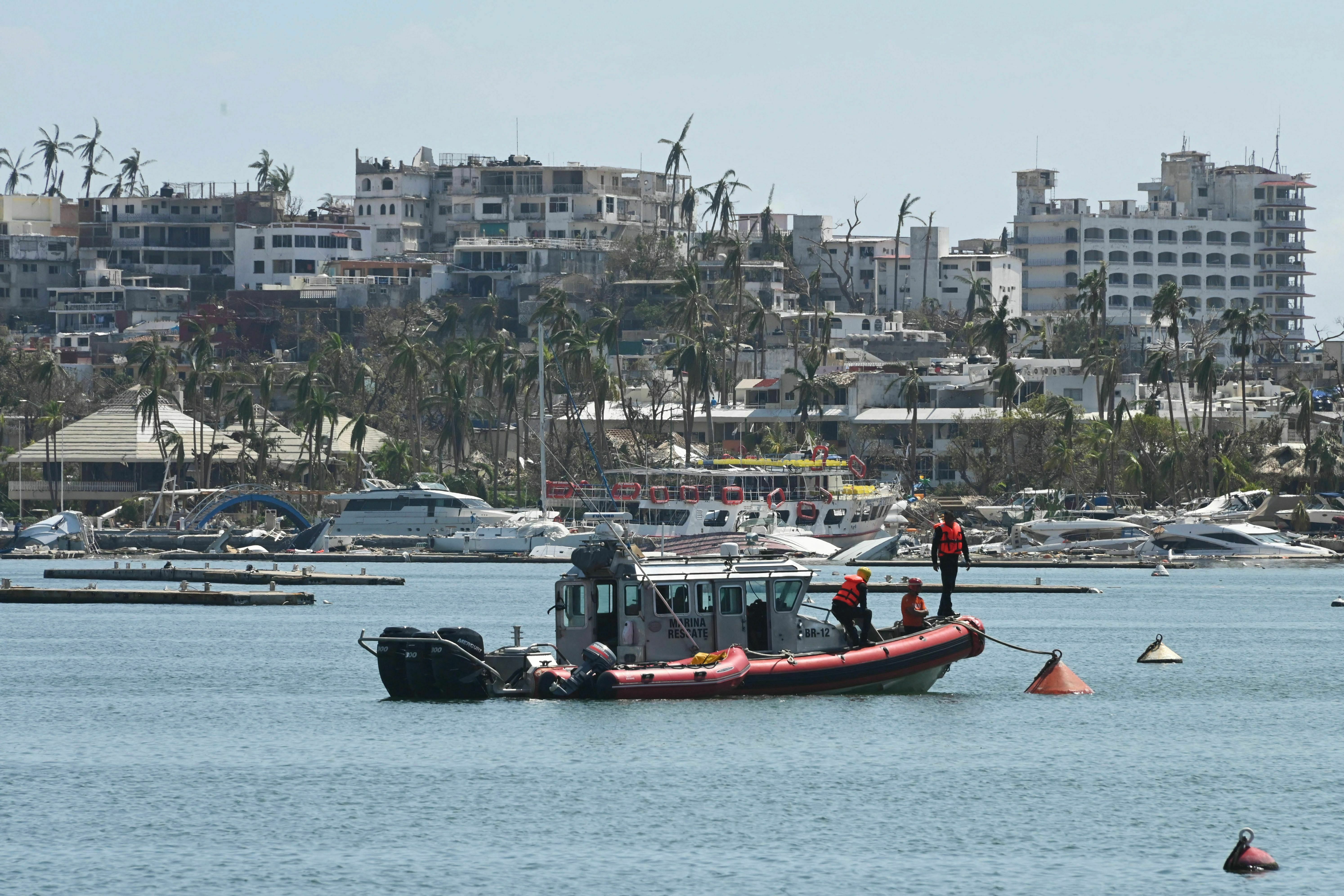 Oct. 30: Members of the Secretary of the Navy carry out search and rescue activities to find missing persons reported after the passage of Hurricane Otis in Acapulco, Guerrero state, Mexico.