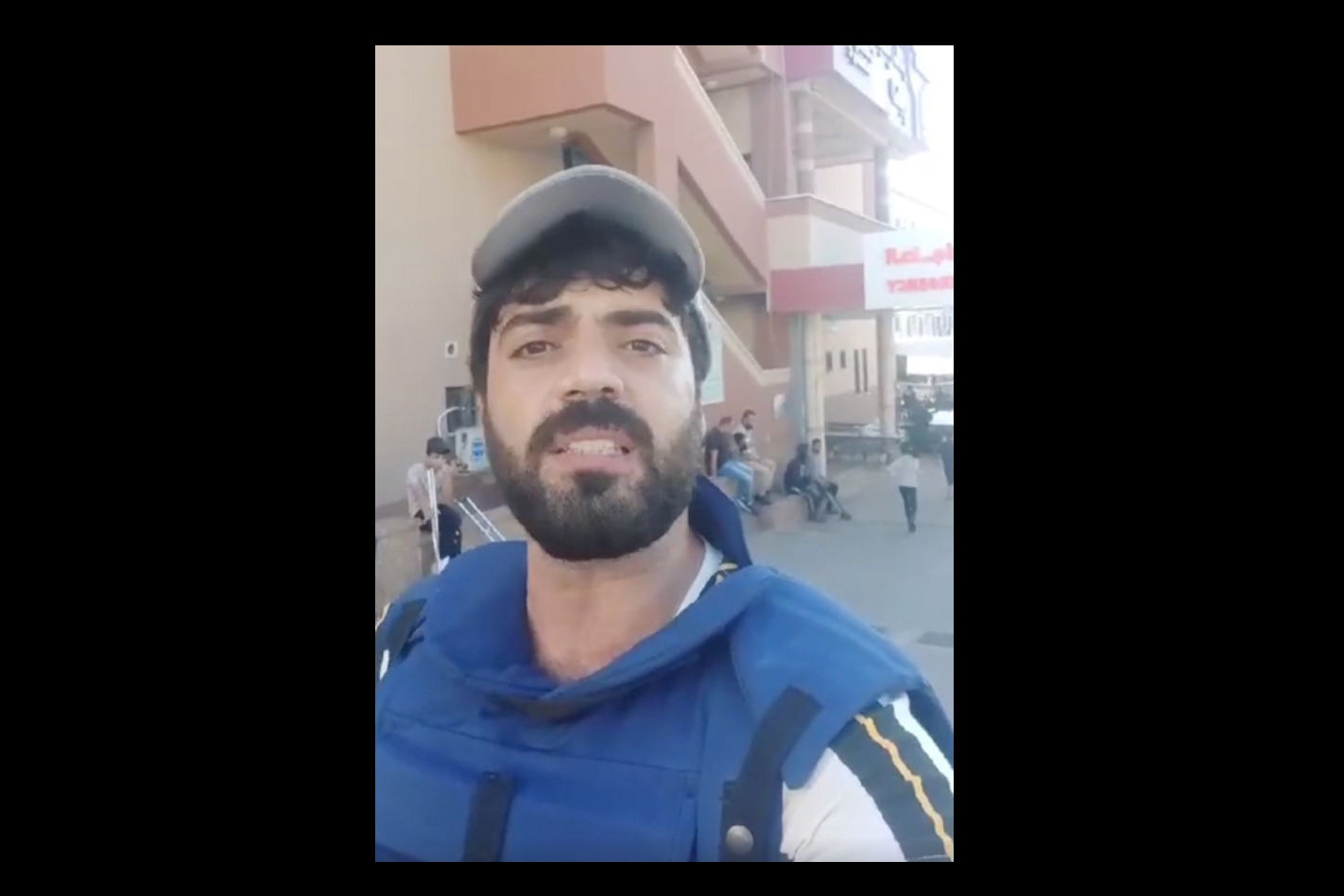 Anas Baba, a producer for NPR, has been reporting on the war from his base in Gaza. (Anas Baba/NPR)