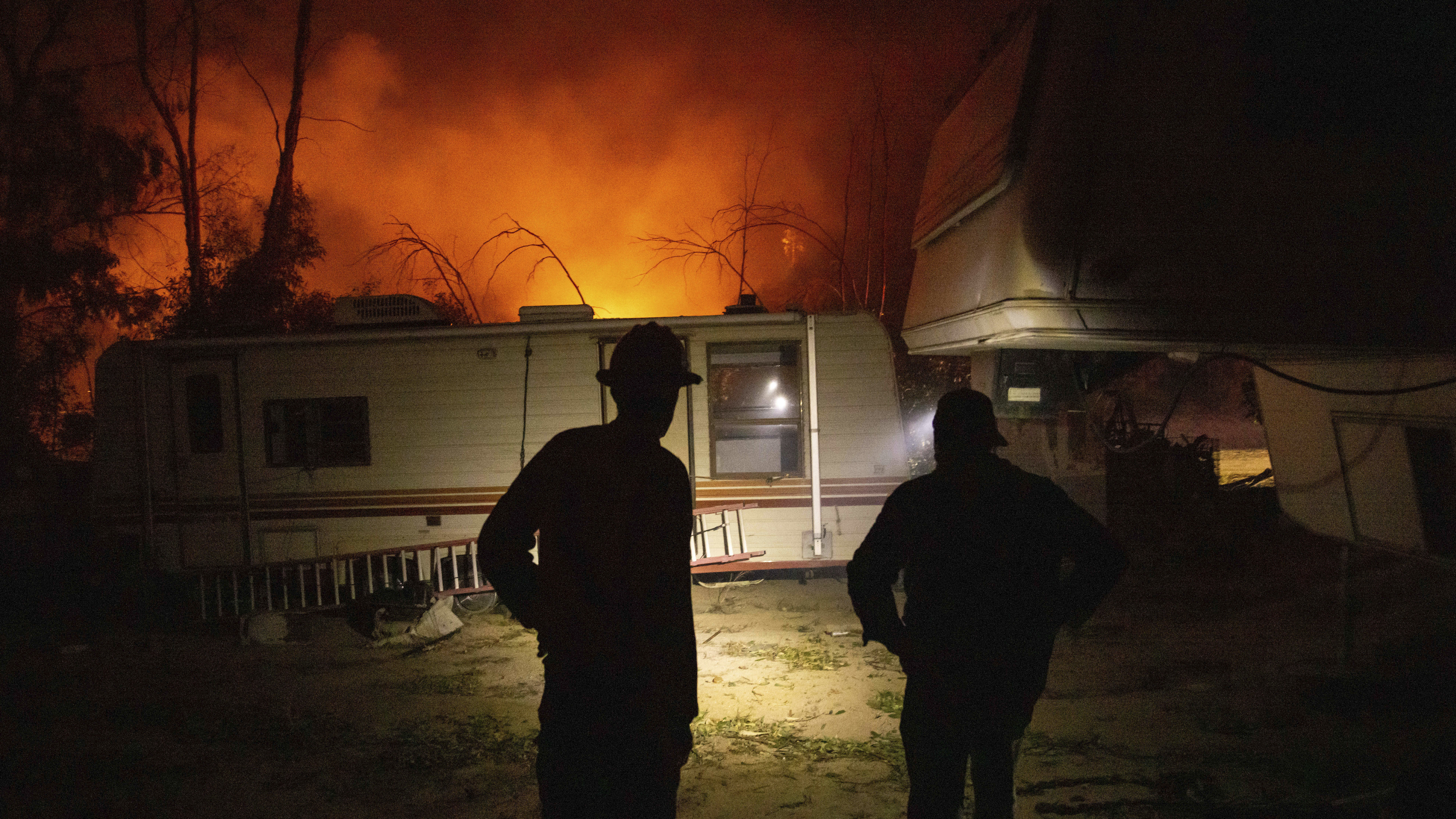Southern California residents are forced to evacuate as the Highland Fire rages