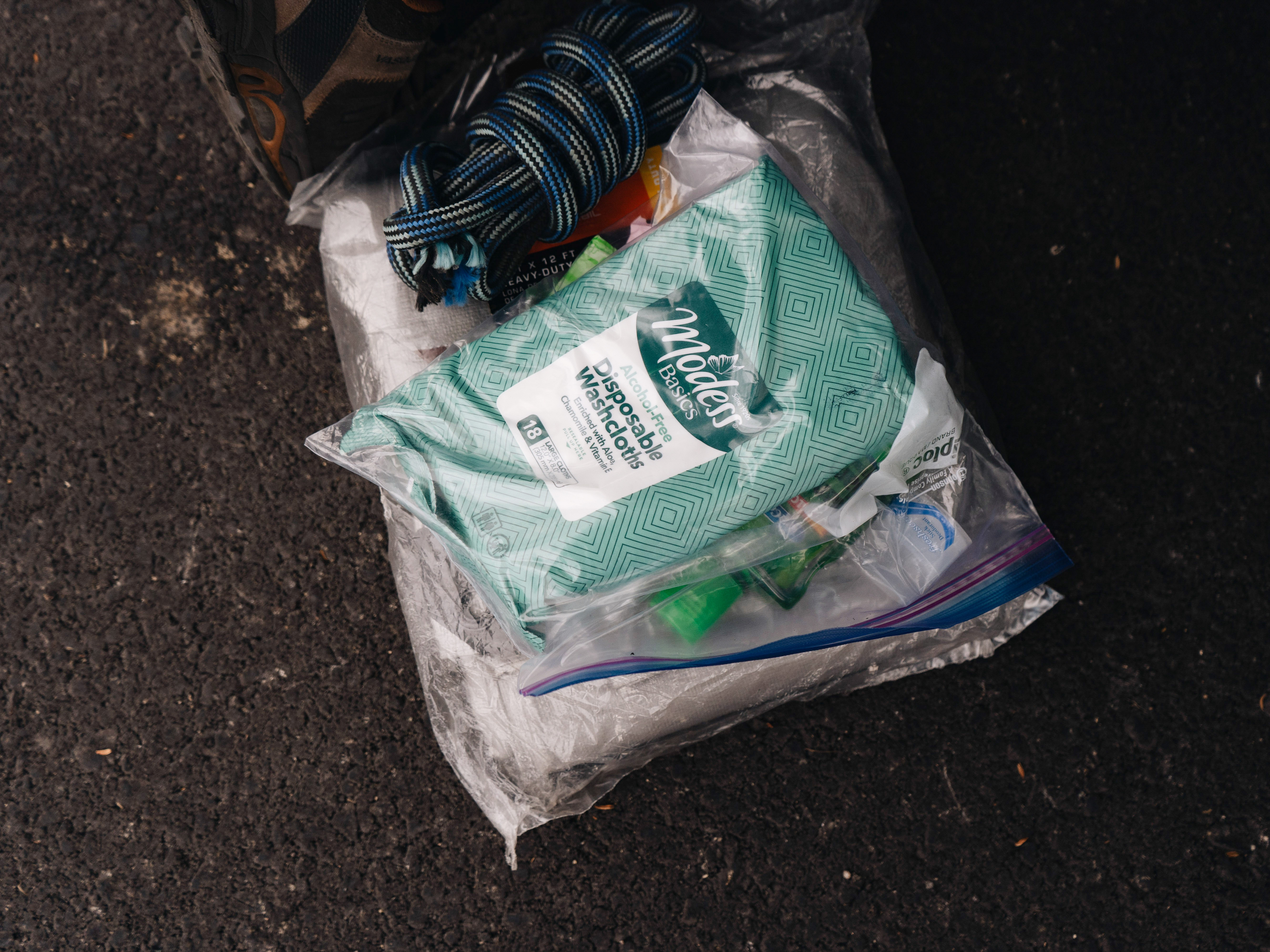 'Frustration all across the board.' A day with homelessness outreach workers in LA 5 The HOPICS team passes out hygiene kits, condoms and clean needles for safer drug use.