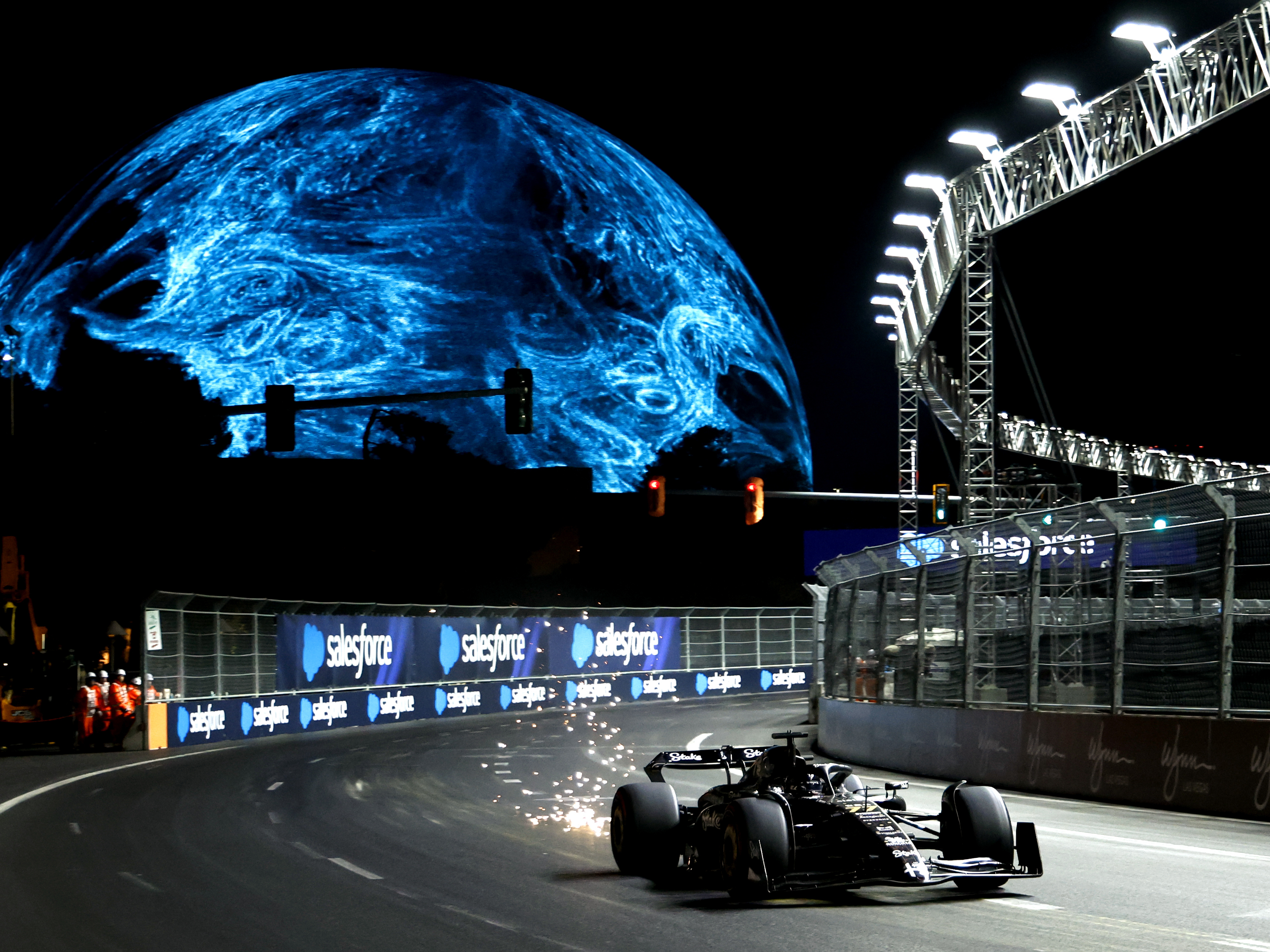 Formula 1 Las Vegas Grand Prix Practice Ended By Drain Cover