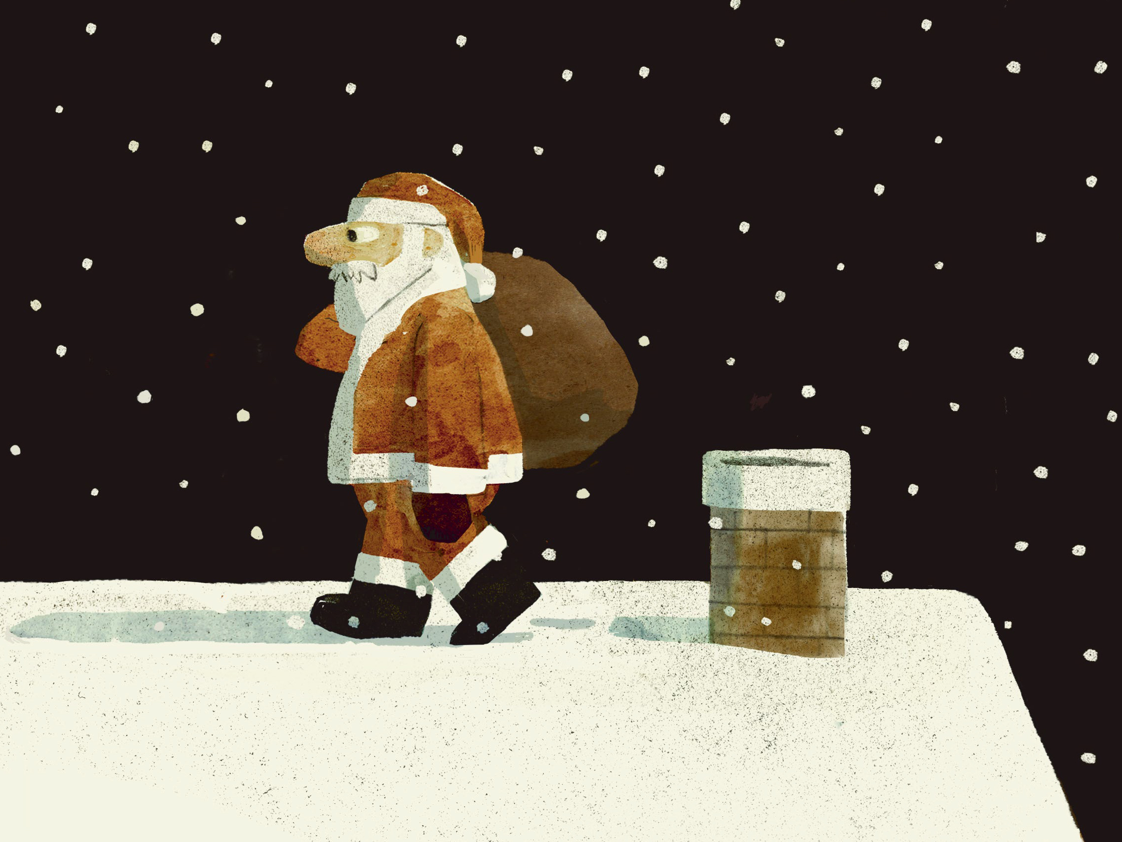 Inquiring minds want to know 'How Does Santa Go Down the Chimney