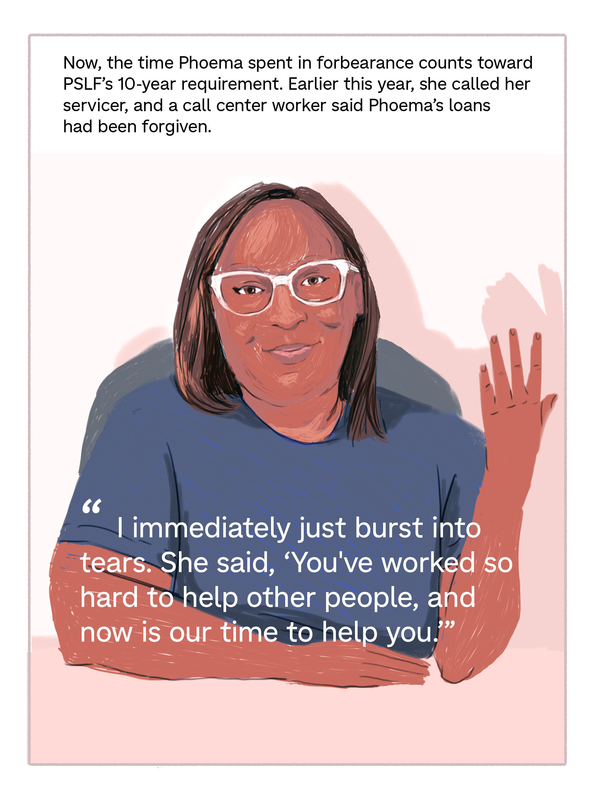 COMIC: The year of student loans 9 borrowers profiles ljohnsonphoema 3 custom 690da9001bcba49510045d29882f4ead988e40c0