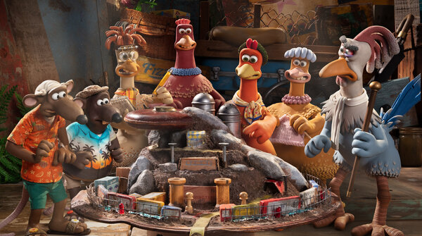 The hens hatch a plan to save their flock in Chicken Run: Dawn of the Nugget, premiering on Netflix on December 15.