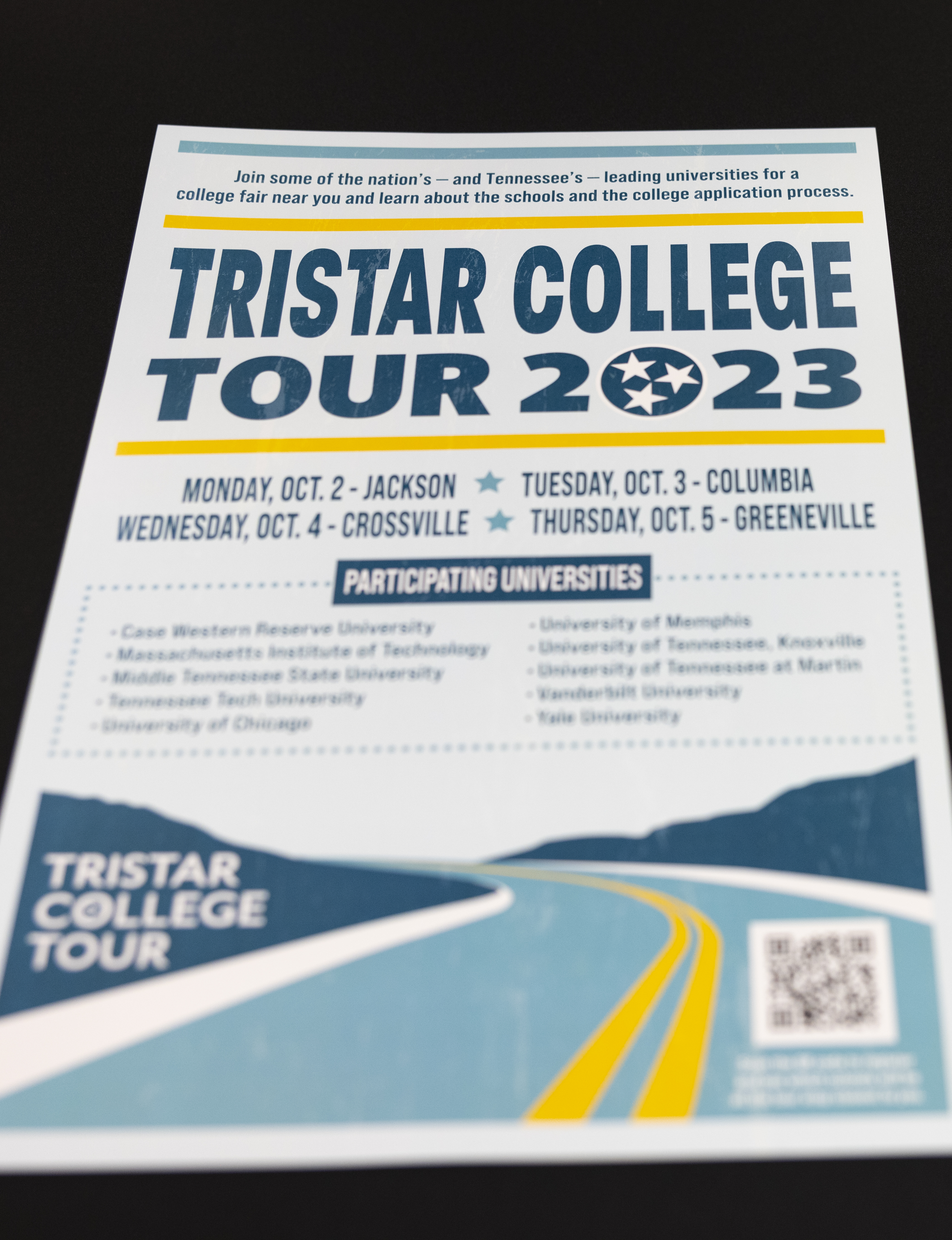 MIT, Yale and other elite colleges are finally reaching out to rural students 1 A poster for the Tristar College Tour at Stone Memorial High School in Crossville, Tenn.