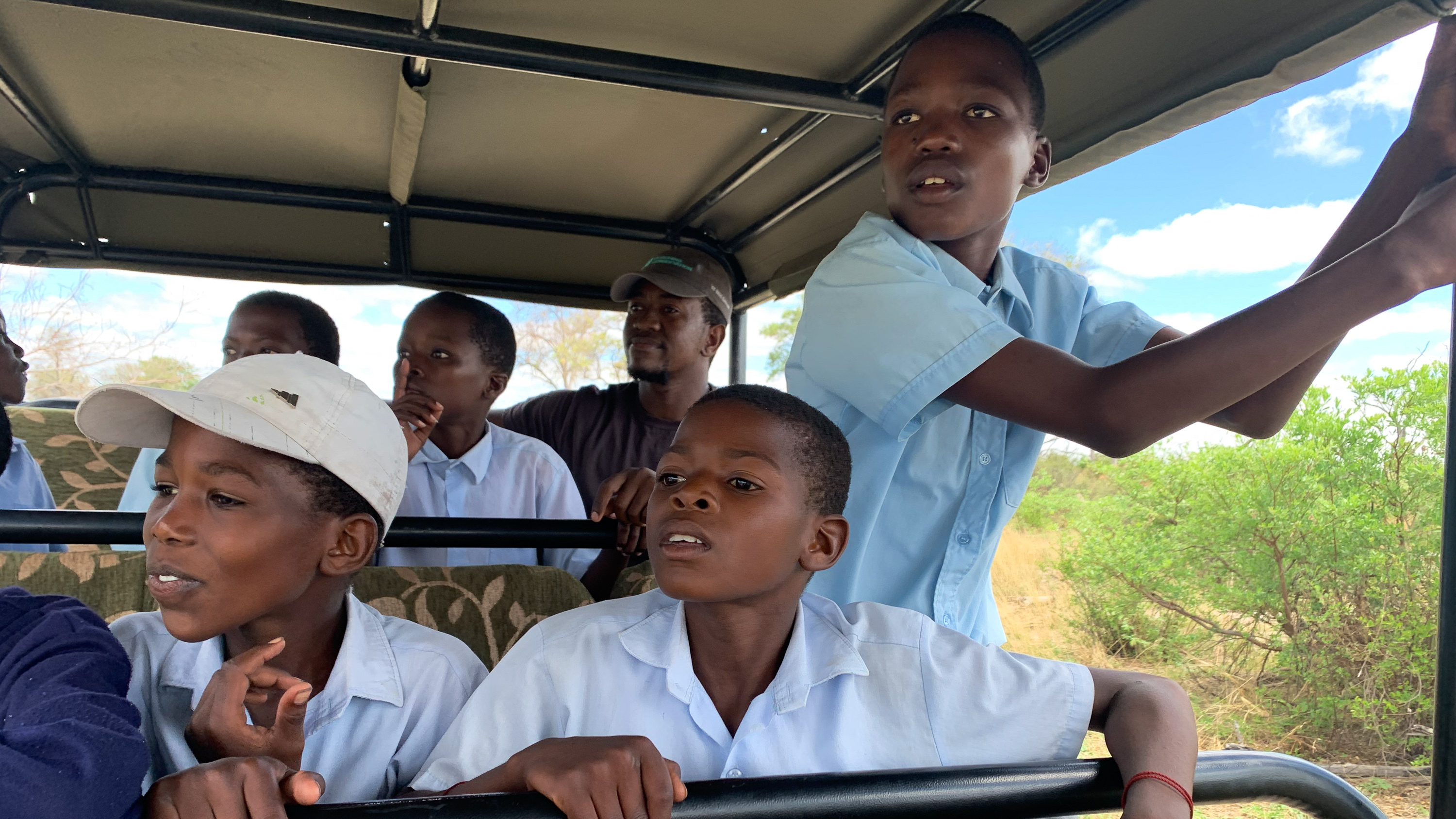 From glacier babies to a Barbie debate: 7 great global stories you might have missed 1 Fortune (standing) is often quiet and reserved. But on the safari drive in Botswana his shyness gives way to excitement as soon as he starts spotting the animals.