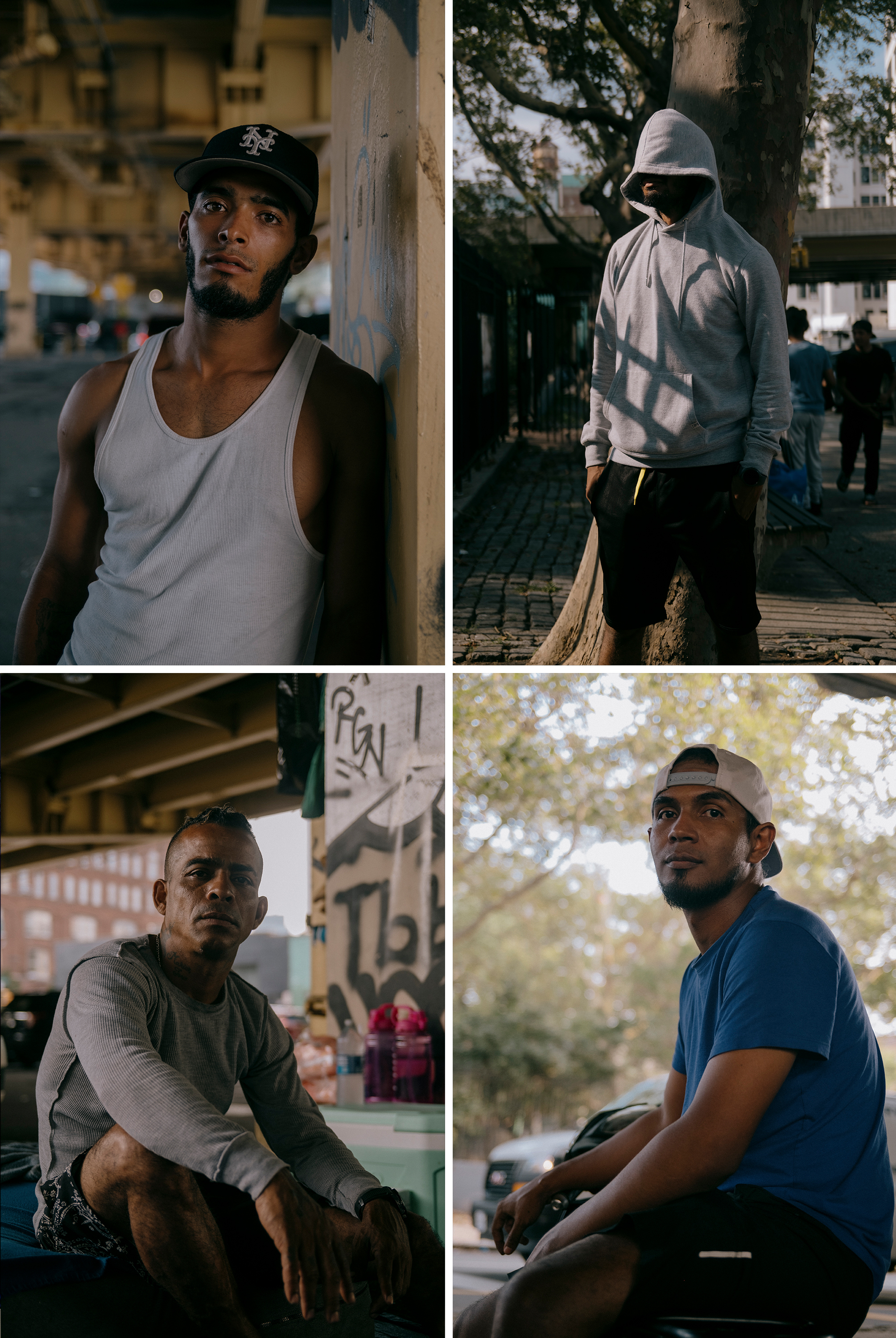 NEW YORK CITY: Asylum-seekers who arrived in New York City under the expressway that has provided them shelter. Others had no choice but to join a homeless camp of nearly 20 men. See the story.