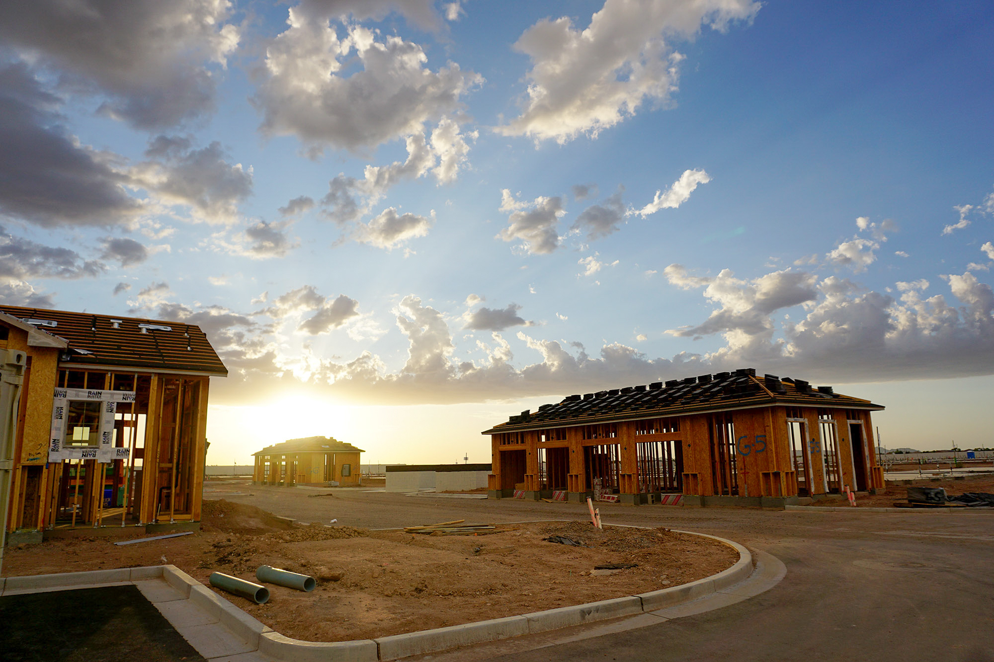 A new development under construction in Casa Grande, Ariz., will feature 331 rental units, part of a larger boom of &quot;build to rent&quot; projects in recent years. (NPR)