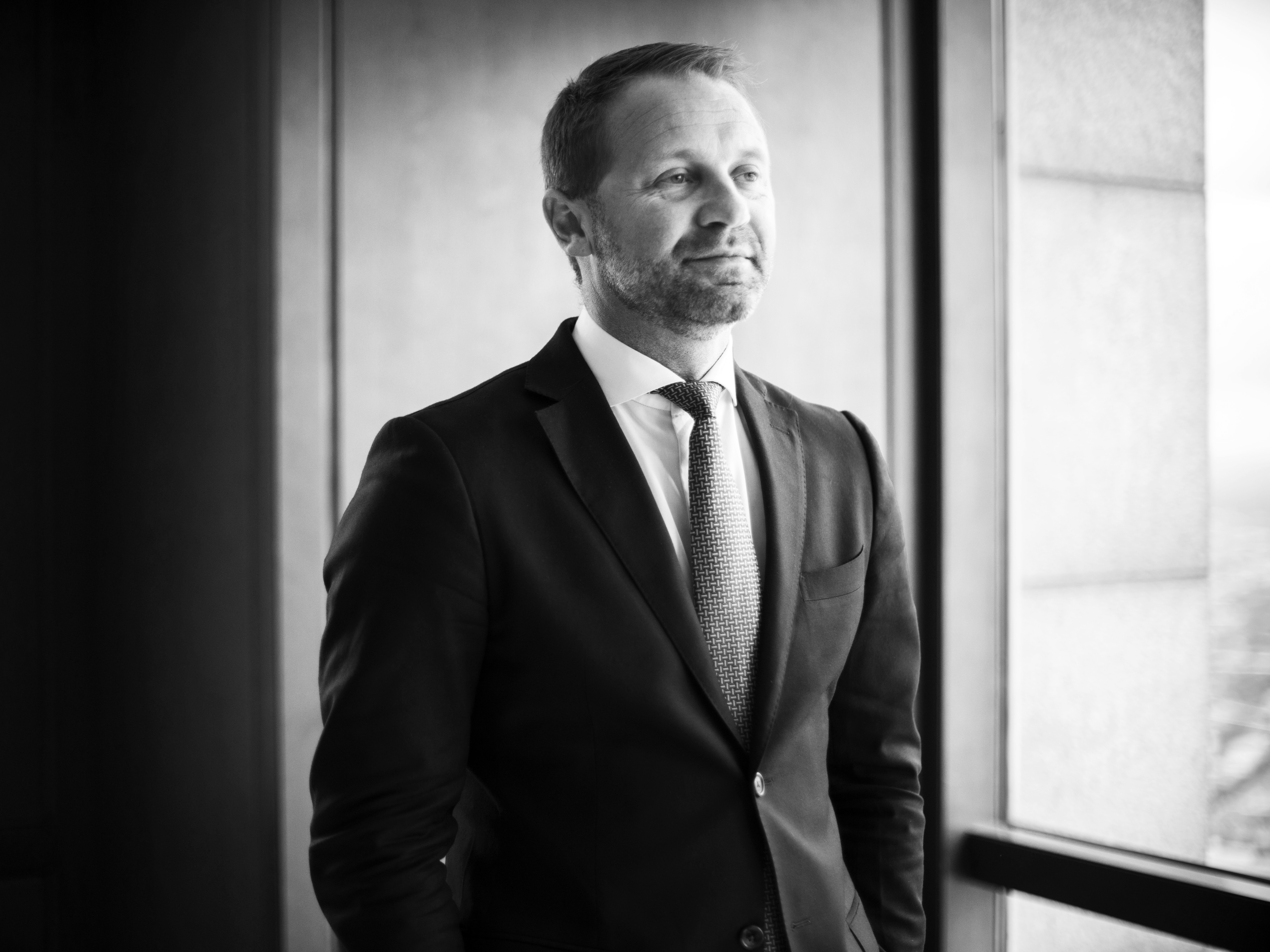 Joshua Powell, a former top executive at the NRA, is pictured. Powell has admitted wrongdoing and agreed to pay $100,000 ahead of a civil corruption trial. (The Washington Post via Getty Images)
