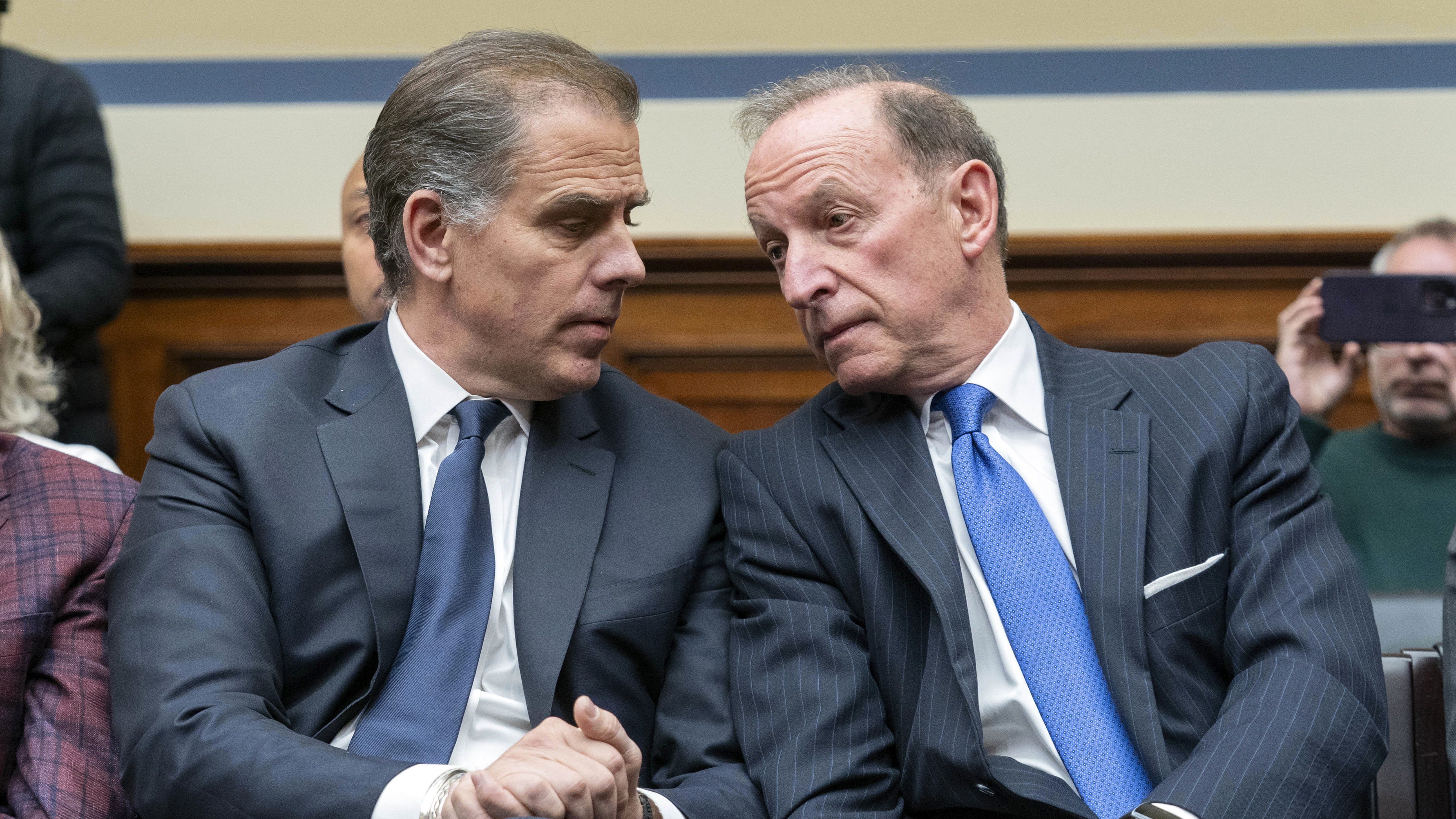 Hunter Biden, left, President Joe Biden