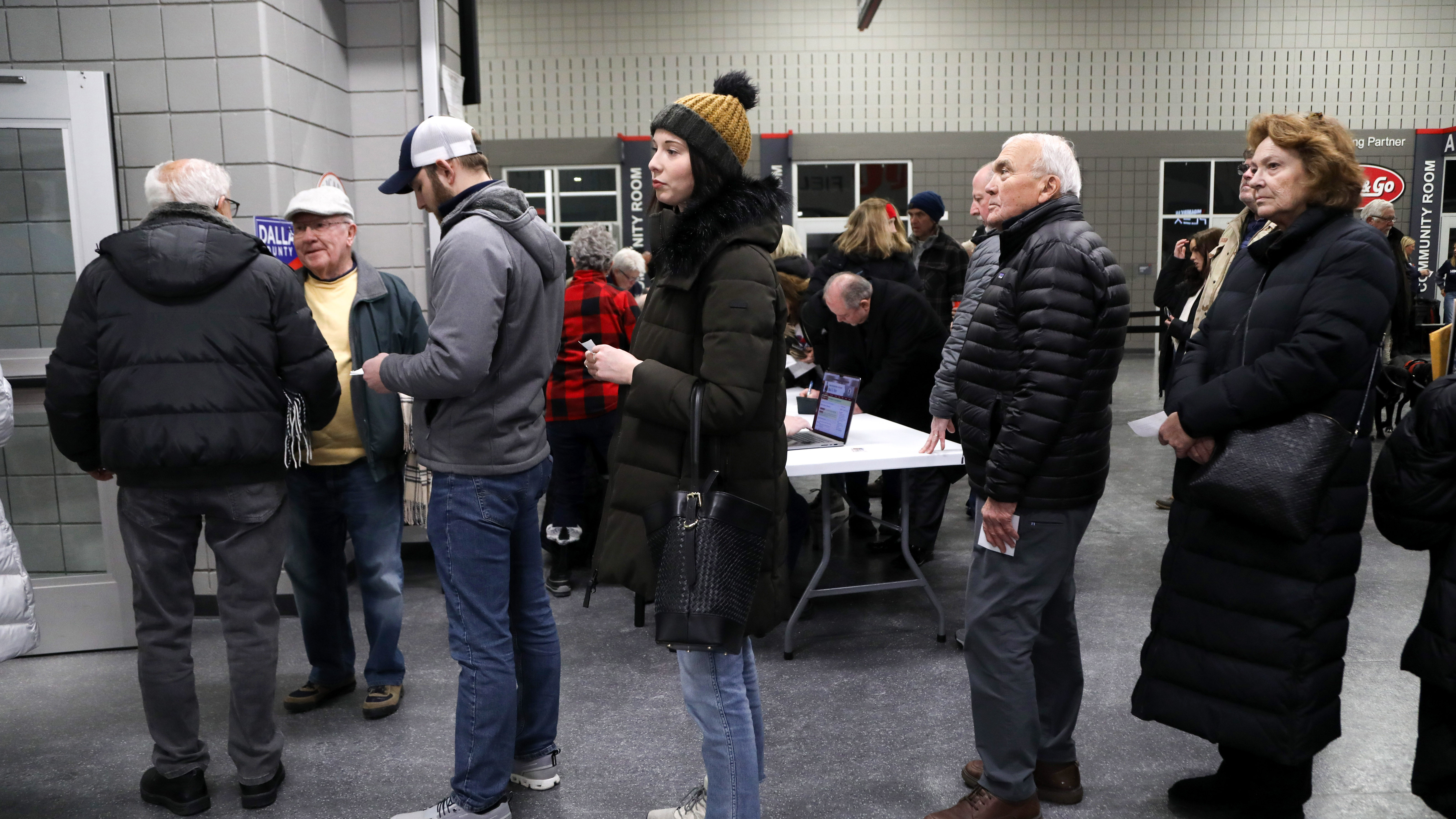 Photos: See voters turn out for the Iowa Caucus