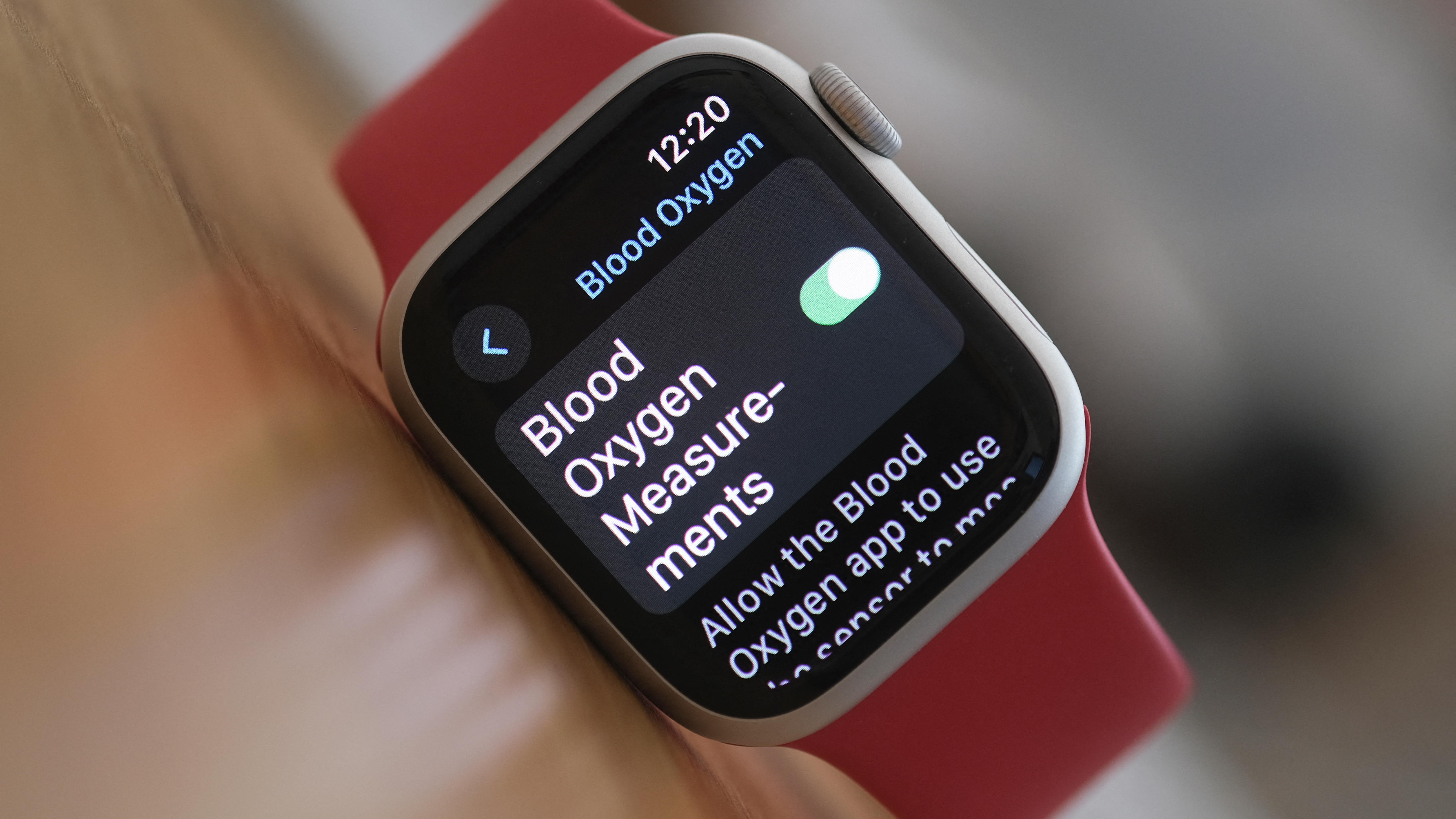 Apple says the ability to measure blood oxygen levels will no longer be available on the Apple Watch Series 9 and Watch Ultra 2 models, after the tech giant