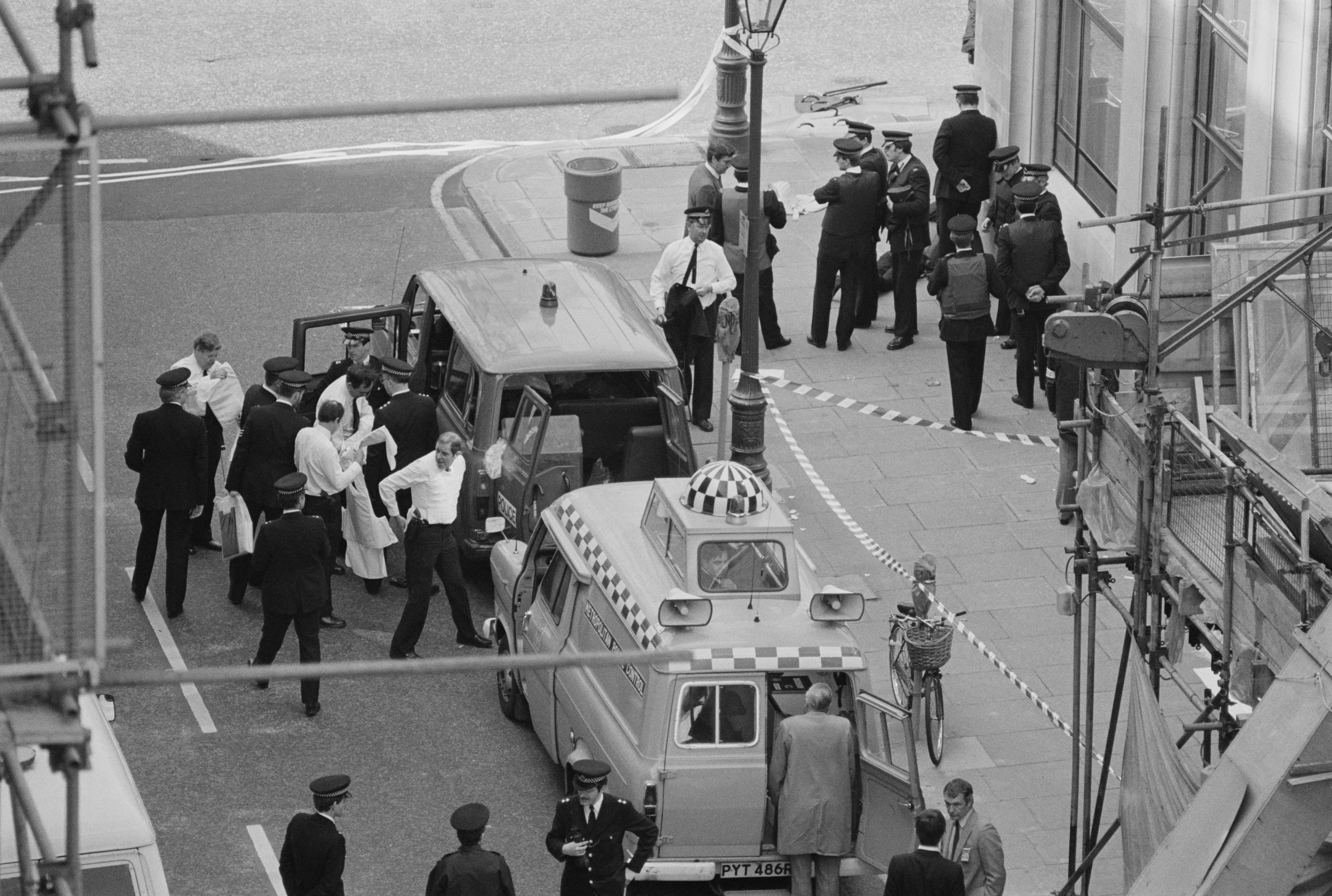 'Our friendships are our fate': Novelist Hisham Matar on revolution and relationships 2 Police on the scene in London's St. James's Square after the fatal shooting of police officer Yvonne Fletcher on April 17, 1984.