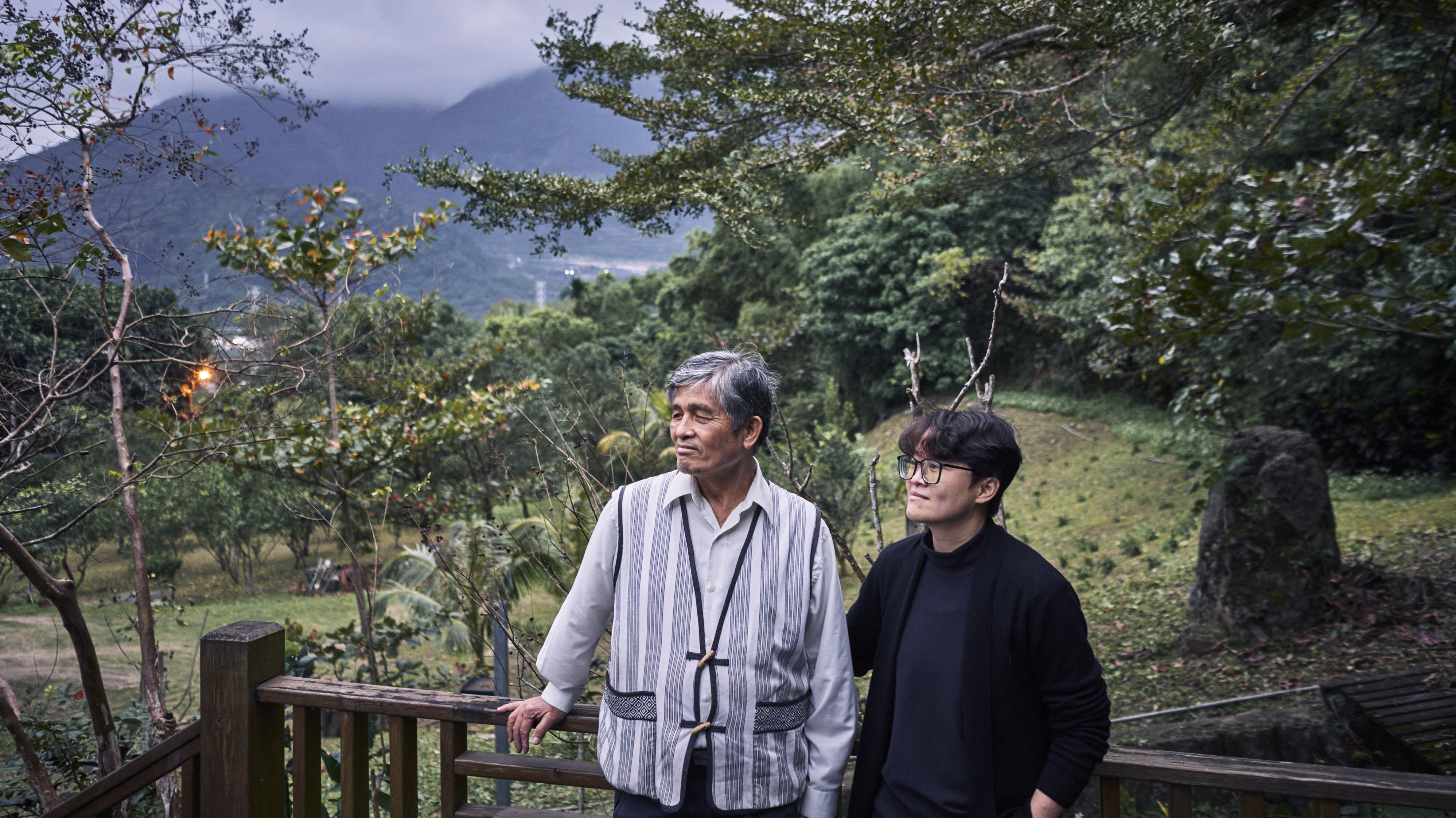 Teyra Yudaw (left) and his daughter, Ciwang Teyra, are members of Taiwan