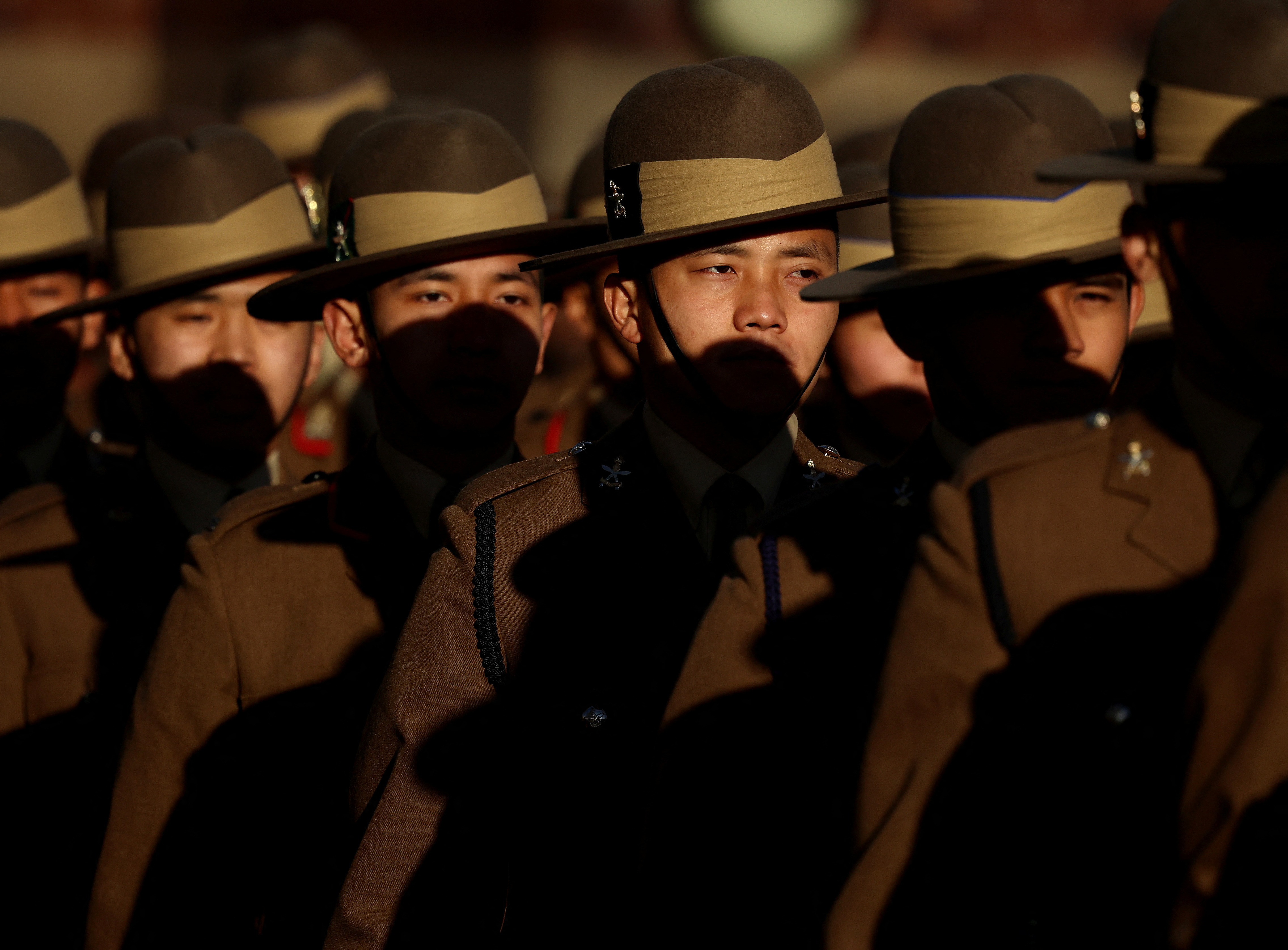 Nepal wants its men back from Russia's war in Ukraine after deaths on the front 2 Soldiers from the Brigade of Gurkhas march on the parade ground during a ceremony at England's Catterick Garrison on Nov. 23.