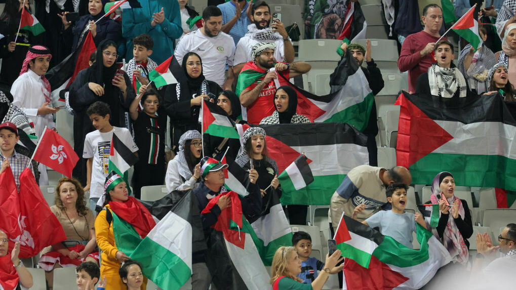 Palestinians find a bit of hope as their national soccer team advances in Asian Cup