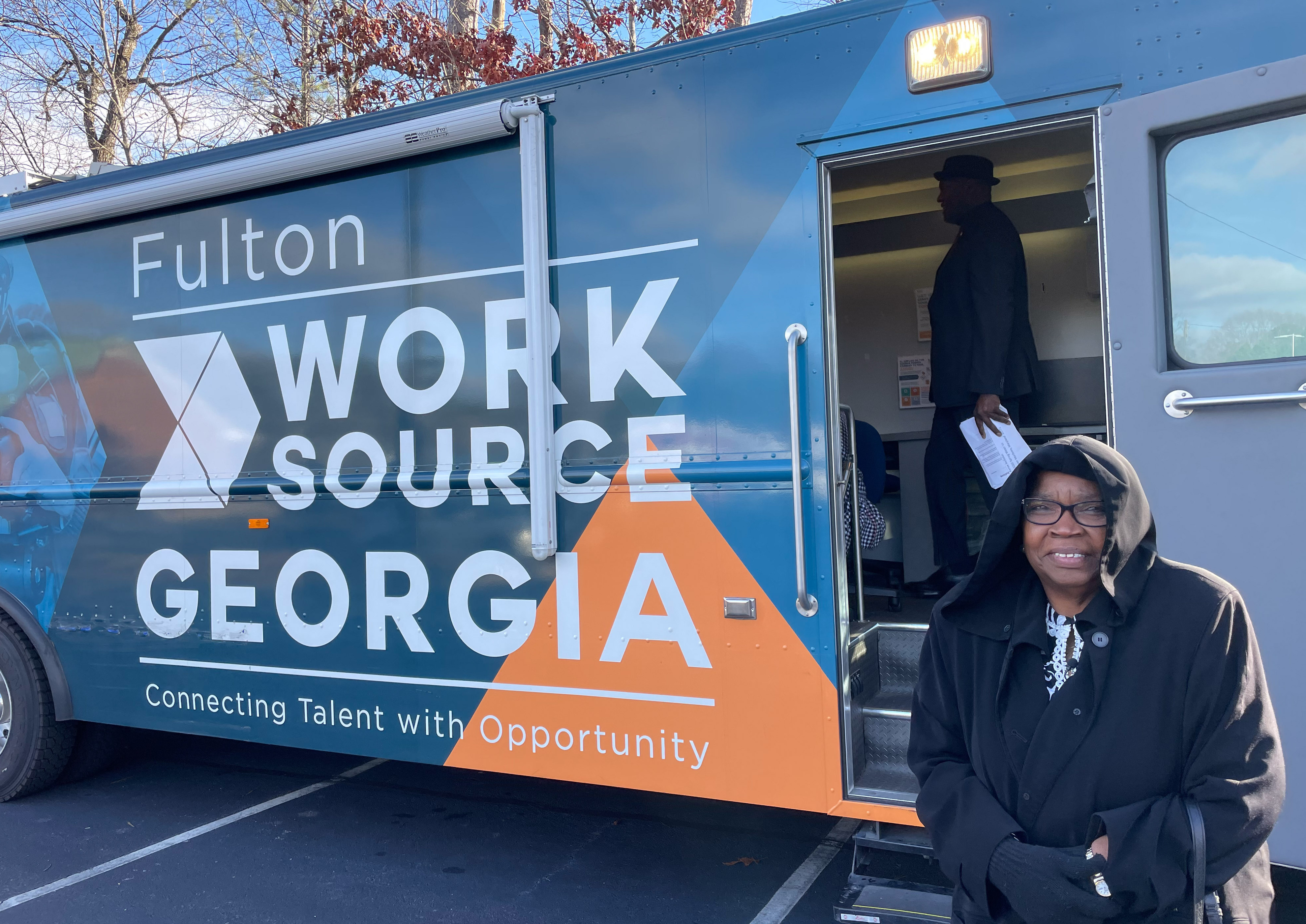 Evelyn Myers has just signed up to work her first election in Fulton County, Ga., where two 2020 election workers faced a torrent of abuse after they were falsely accused of election fraud. (WABE)