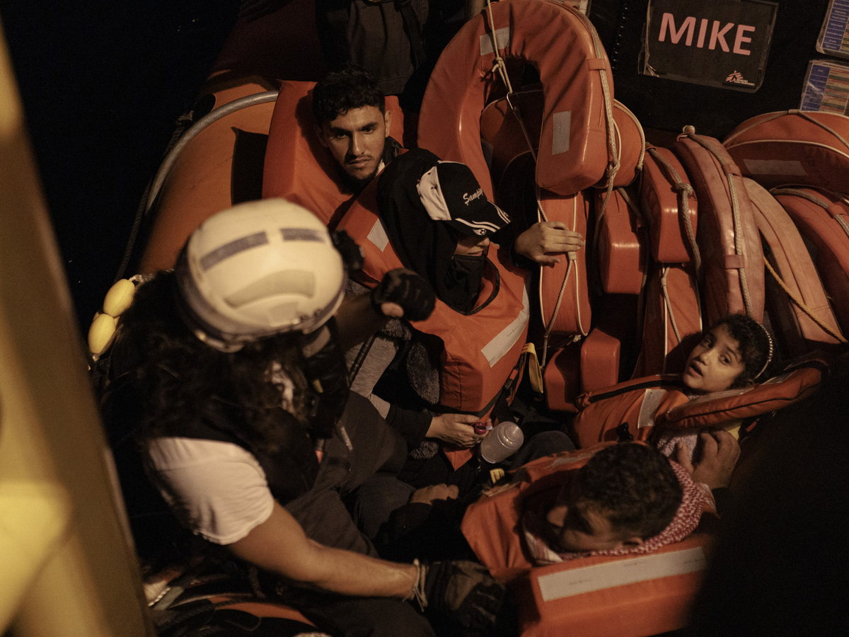 Onboard a rescue ship saving migrants along a risky sea voyage to ...
