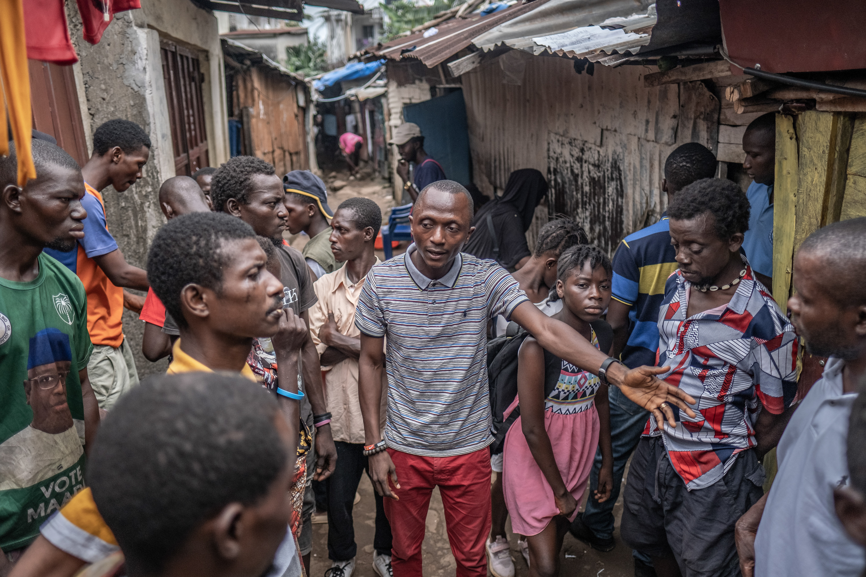Cheap, plentiful and devastating: The synthetic drug kush is walloping Sierra Leone 2 Ibrahim Koroma of the Mental Watch Advocacy Network, a local civil society organization, warns of the dangers of kush in a poor neighborhood in Western Freetown, Sierra Leone. "Young people are losing their lives," says Koroma, "especially in these poor communities."