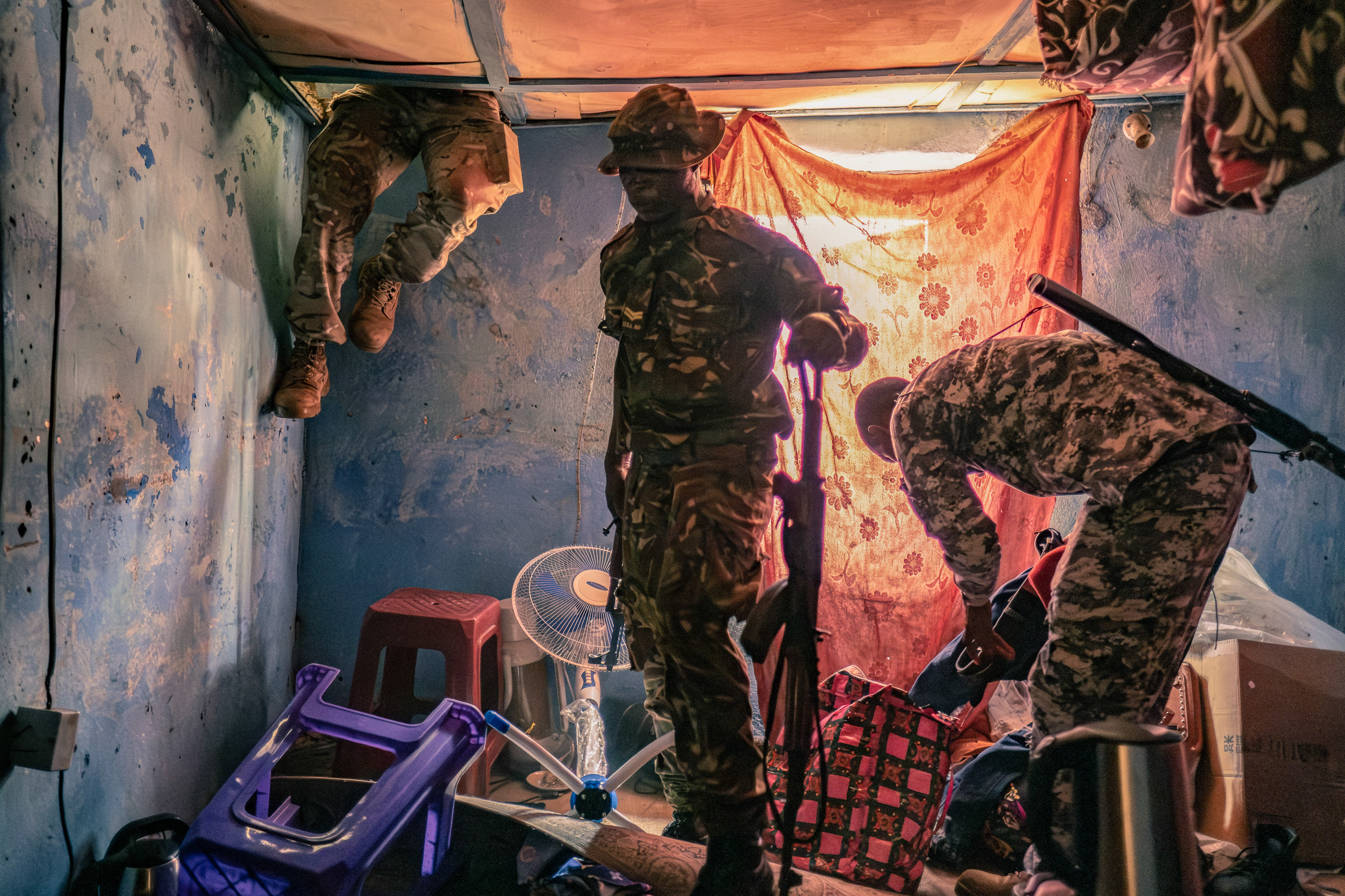 Cheap, plentiful and devastating: The synthetic drug kush is walloping Sierra Leone 7 A soldier searches inside the roof cavity of the home of a suspected kush dealer in Waterloo, Sierra Leone. The officers say they discovered large quantities of kush in the house and made several arrests.