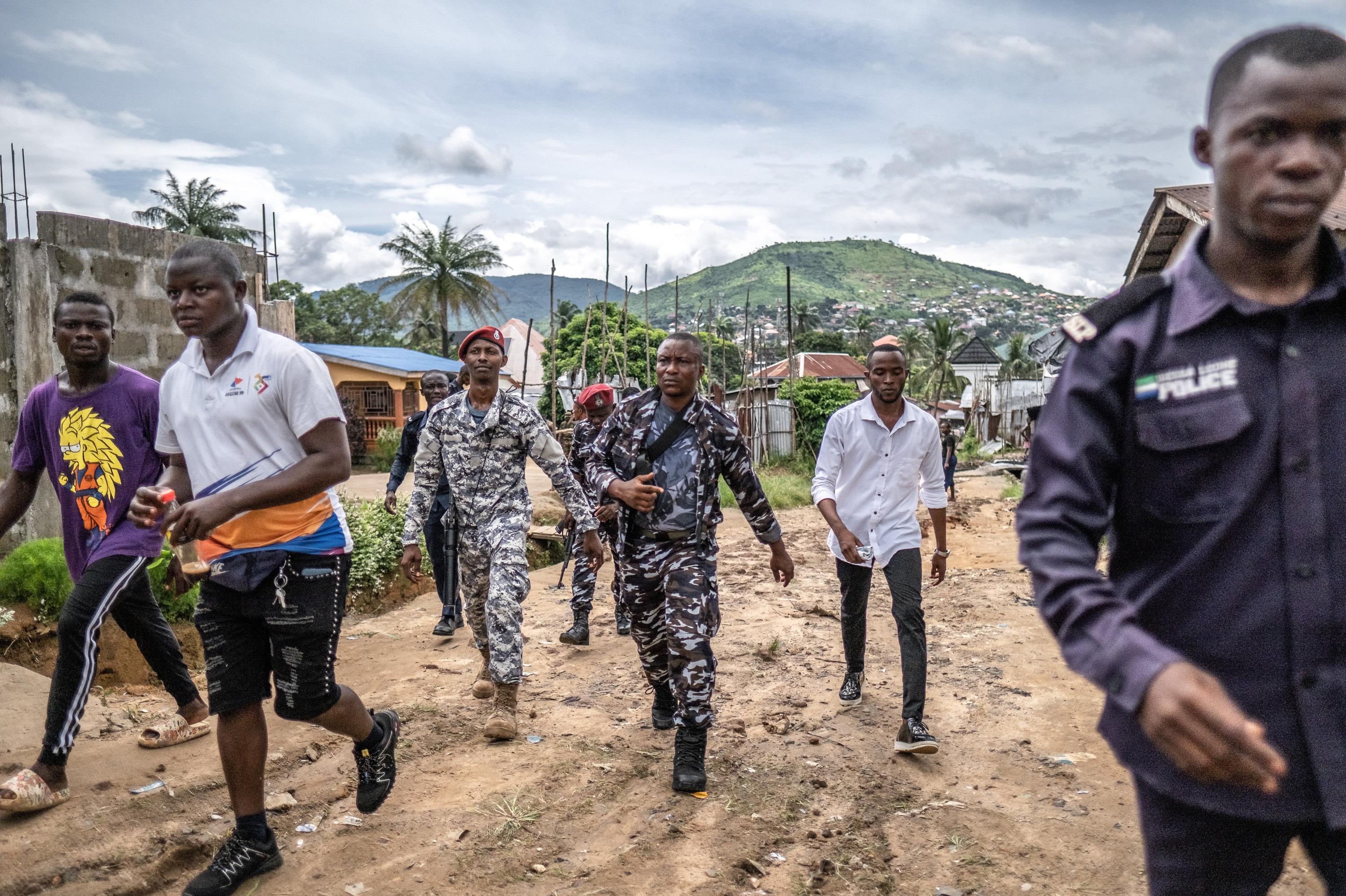 Cheap, plentiful and devastating: The synthetic drug kush is walloping Sierra Leone 6 A combined military and police task force, including some in plain clothes, return to their vehicles after arresting a suspected kush dealer in Waterloo, Sierra Leone.
