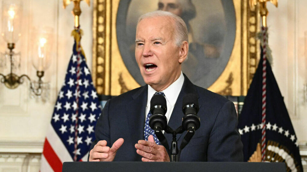 President Biden defended his handling of classified documents and his mental acuity in a fiery news conference Thursday evening at the White House. (AFP via Getty Images)