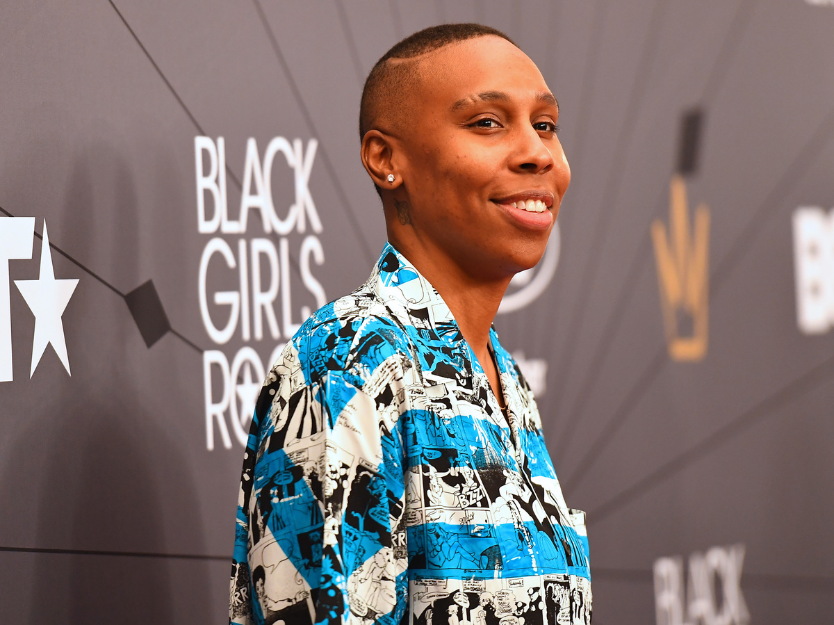 Lena Waithe attends the Black Girls Rock! 2018 Red Carpet at NJPAC on Aug. 26, 2018, in Newark, N.J.