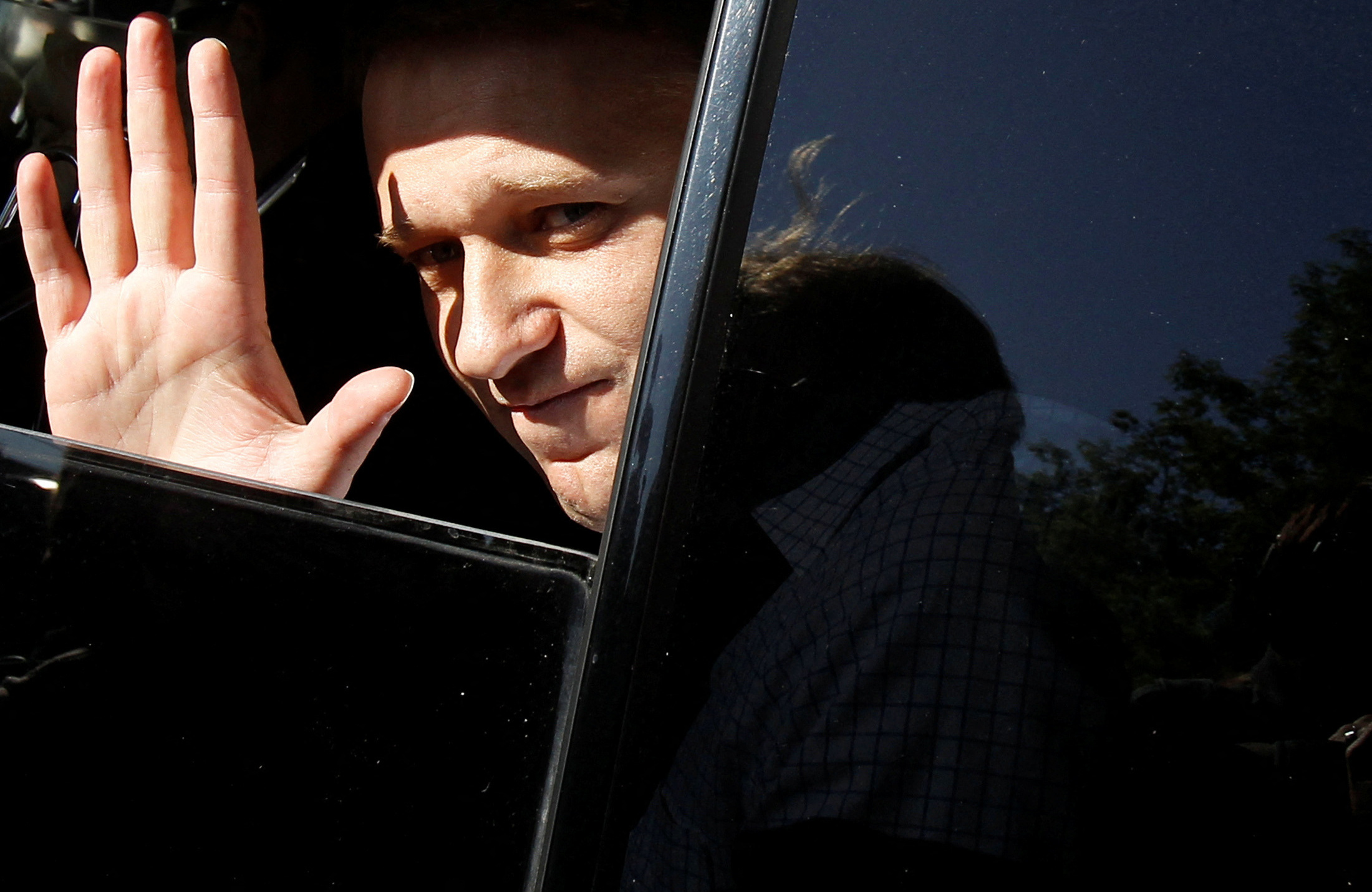 Photos: See Russian anti-corruption leader Alexei Navalny's life in pictures 4 May 24, 2012: Prominent anti-corruption blogger Alexei Navalny greets supporters inside a car after being released from a police station in Moscow. The opposition leader Alexei Navalny received a 15-day sentence for disobeying police during a rally.