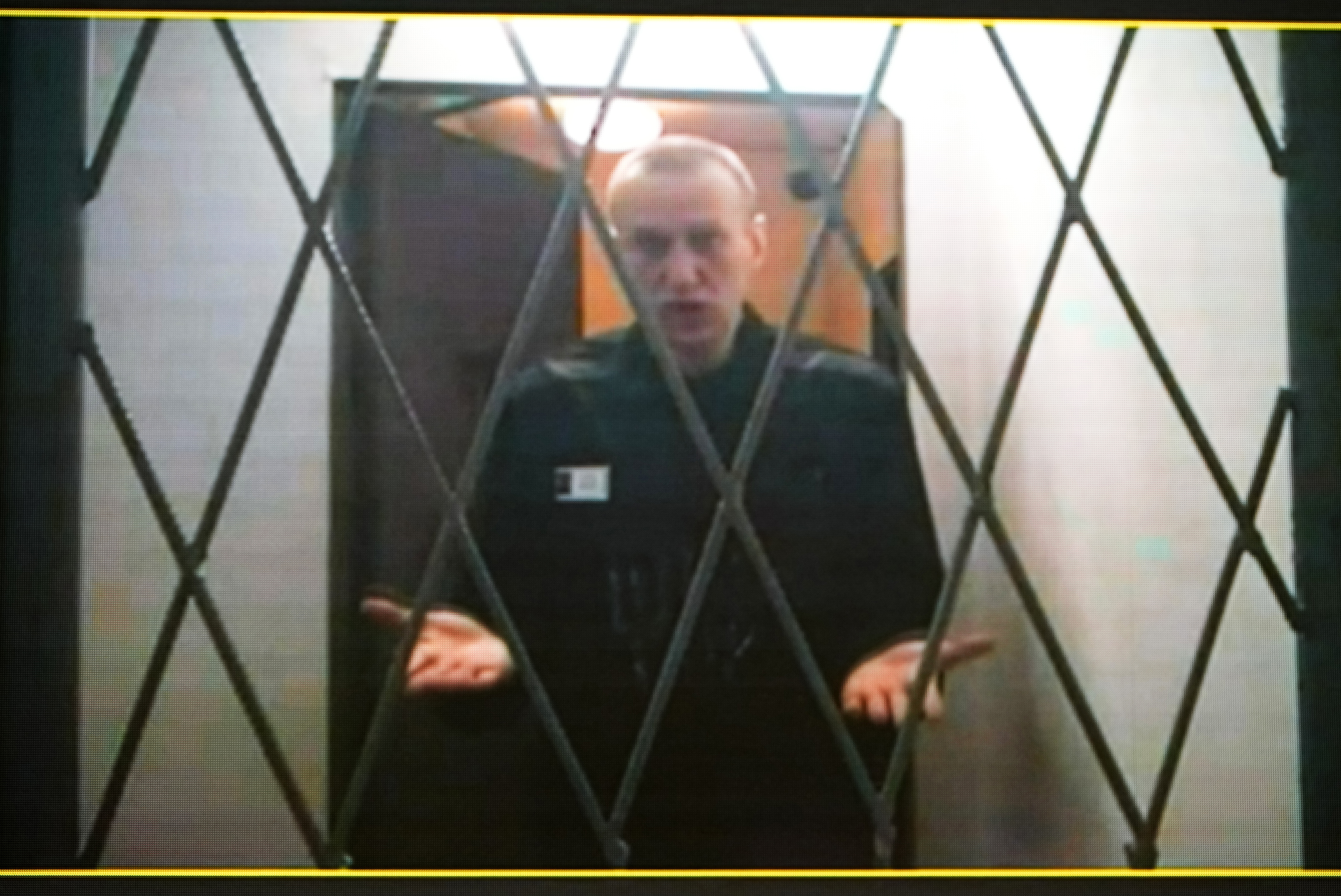 Photos: See Russian anti-corruption leader Alexei Navalny's life in pictures 17 Jan. 11, 2024: Russian opposition leader Alexei Navalny appears via a video link from the Arctic penal colony where he is serving a 19-year sentence, provided by the Russian Federal Penitentiary Service during a hearing of Russia's Supreme Court, in Moscow, Russia.