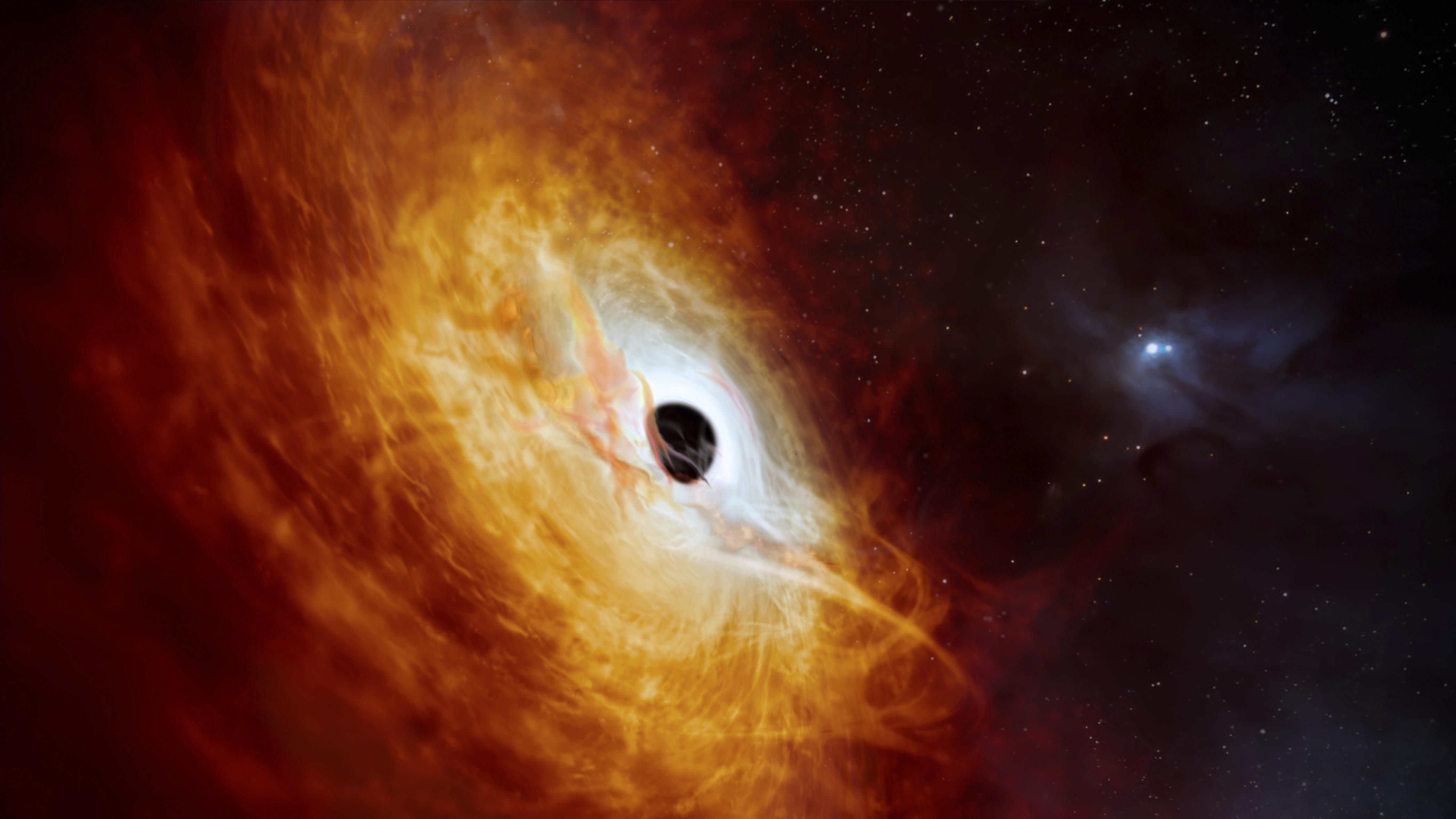 Scientists found a black hole so large it eats the equivalent of one sun per day NPR