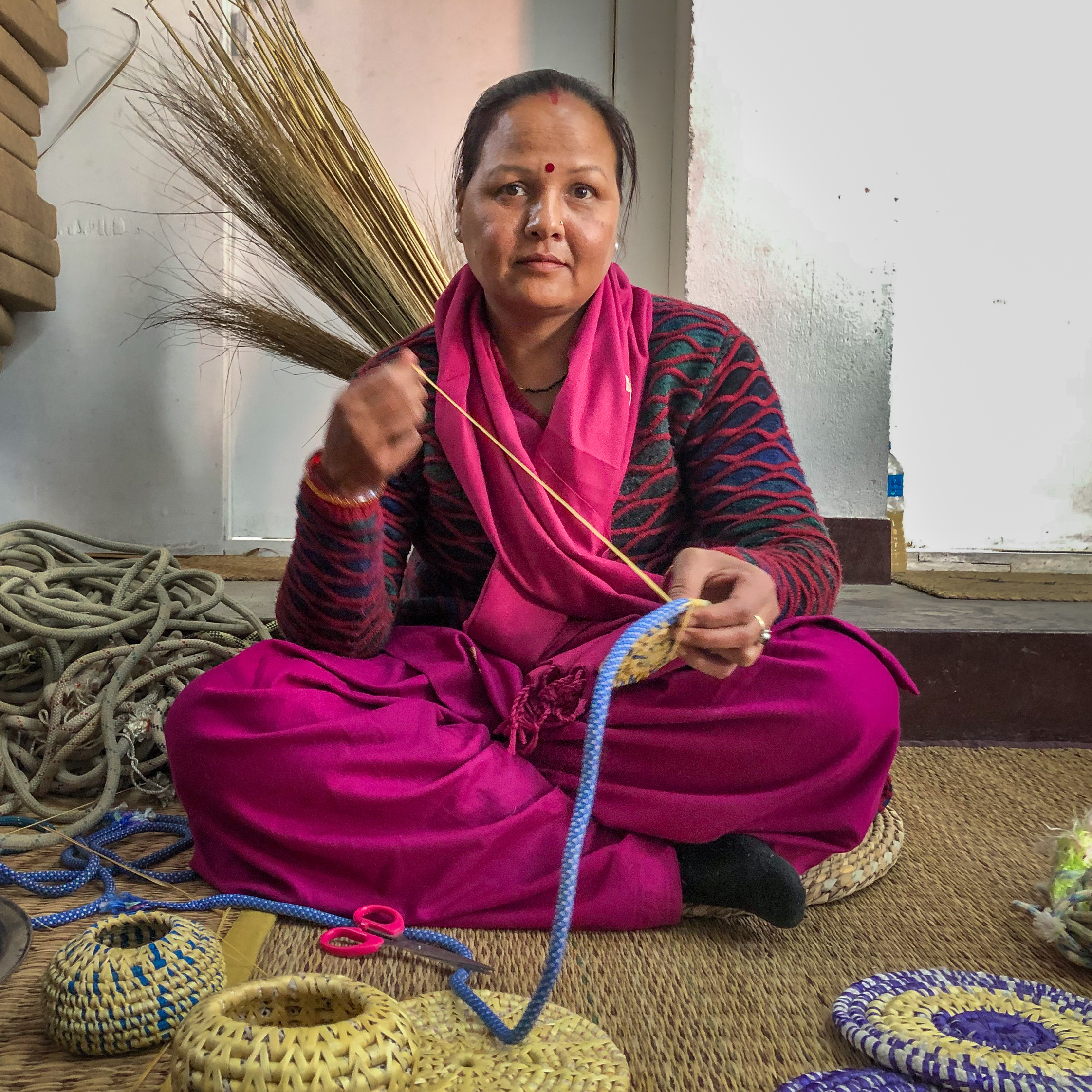 Nepali women repurposing Everest waste into handicrafts