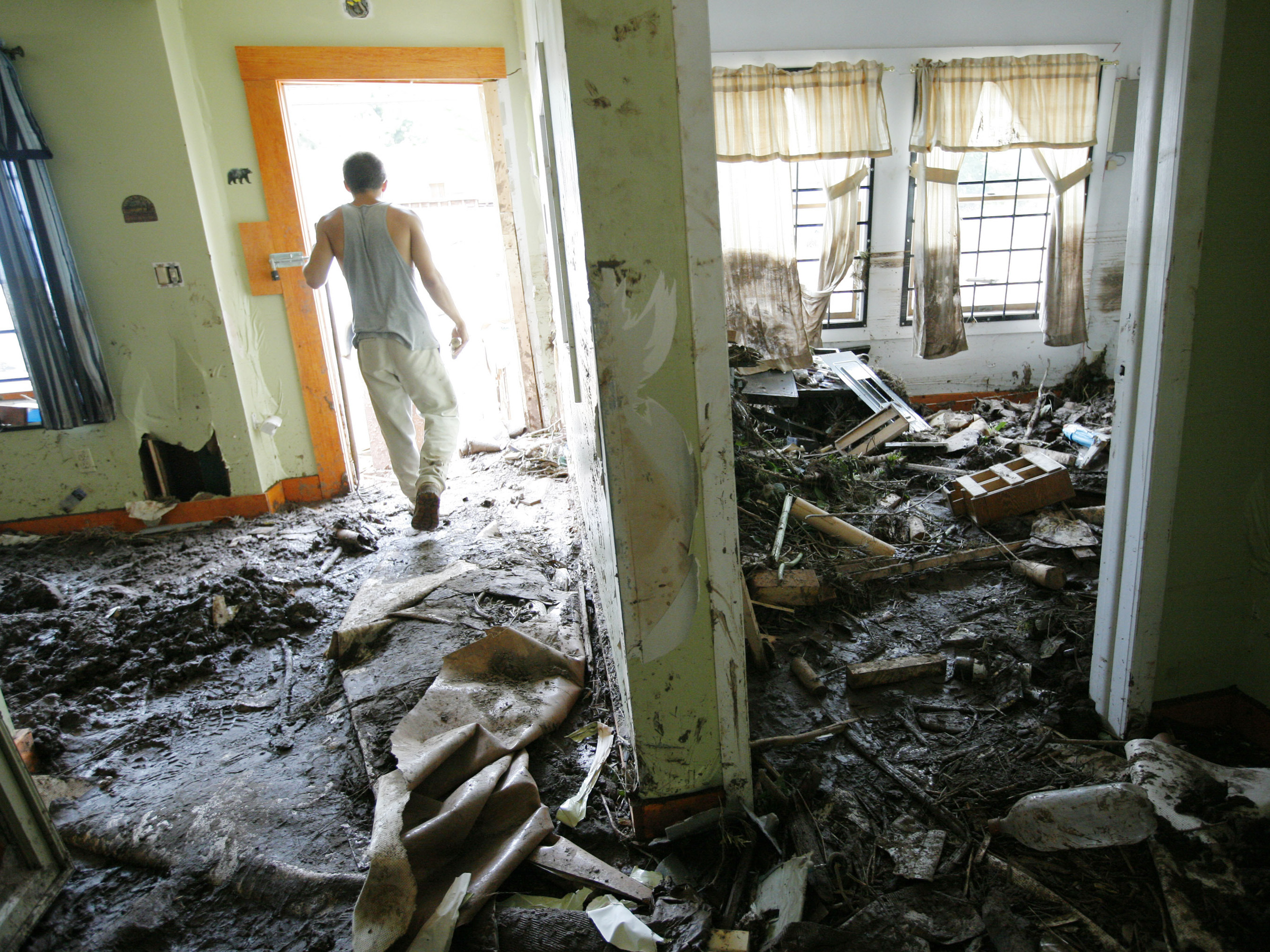 Hurricane Irene caused enormous damage in New York state, flooding homes like this one in Prattsville, NY, in 2011. Major weather events like Irene send people to the hospital and can even contribute to deaths for weeks after the storms.