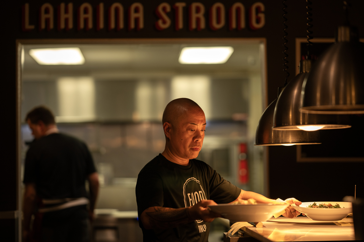 Maui fires devastated Lahaina, a local chef offers lifeline 