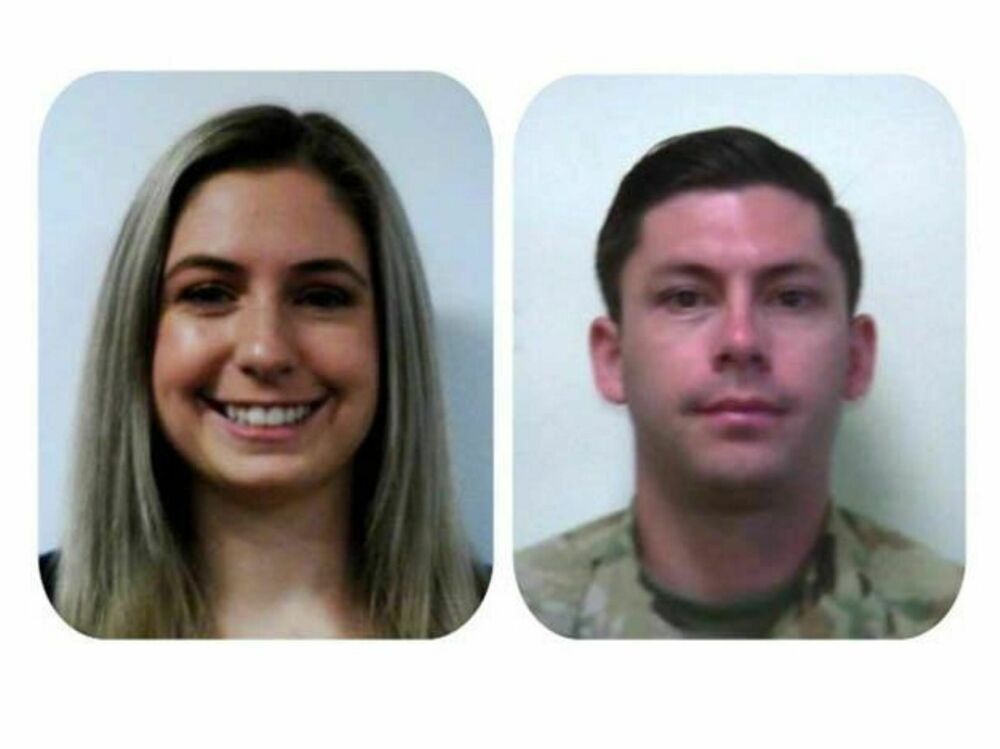 New York Army National Guard Chief Warrant Officer 2 Casey Frankoski, left, and Chief Warrant Officer 2 John Grassia, right. (New York National Guard)