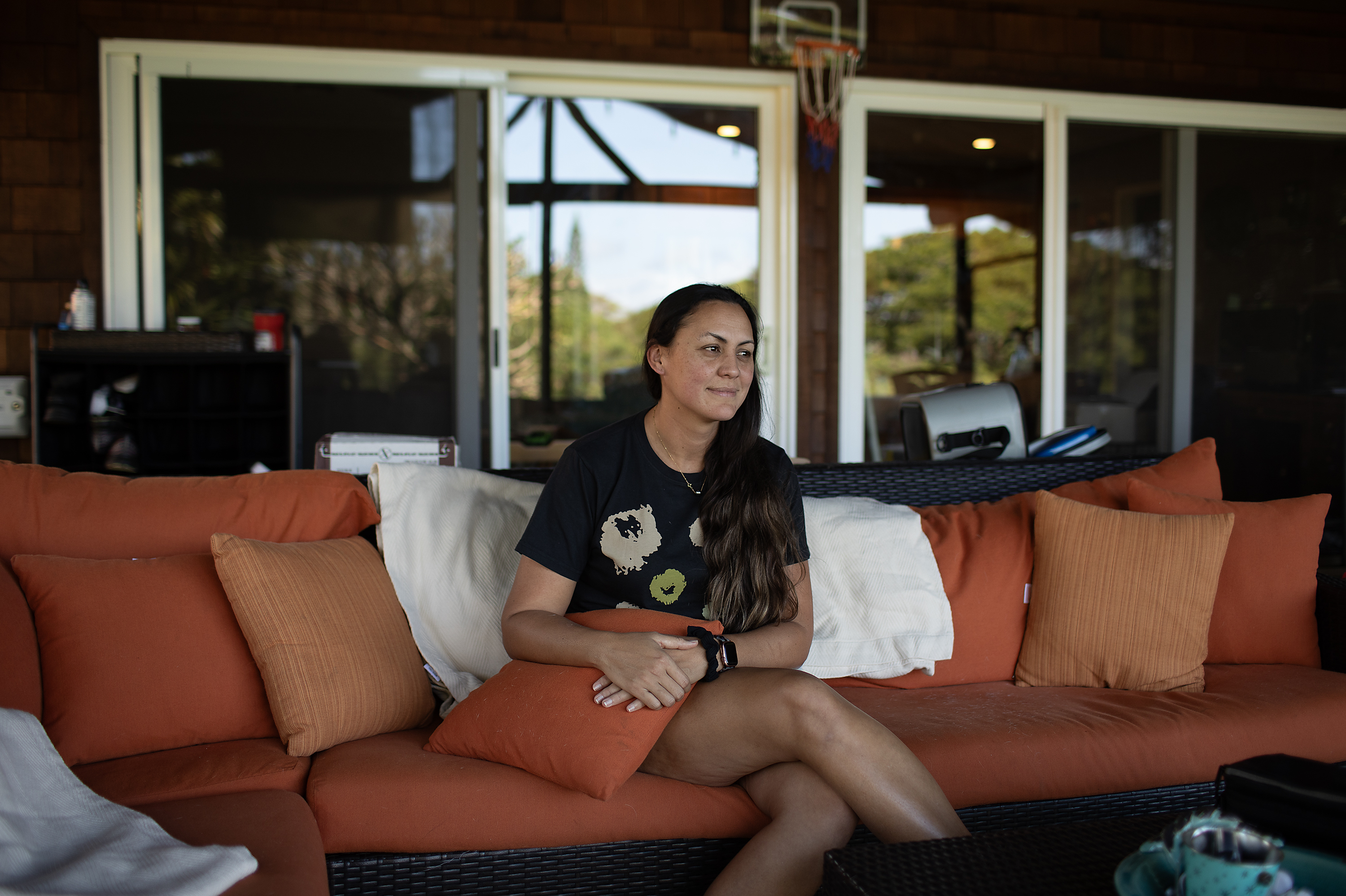 Mikey Burke's home was destroyed during the Lahaina fire. She's joined a new effort to create a community land trust to buy properties and keep them in the community. (NPR)