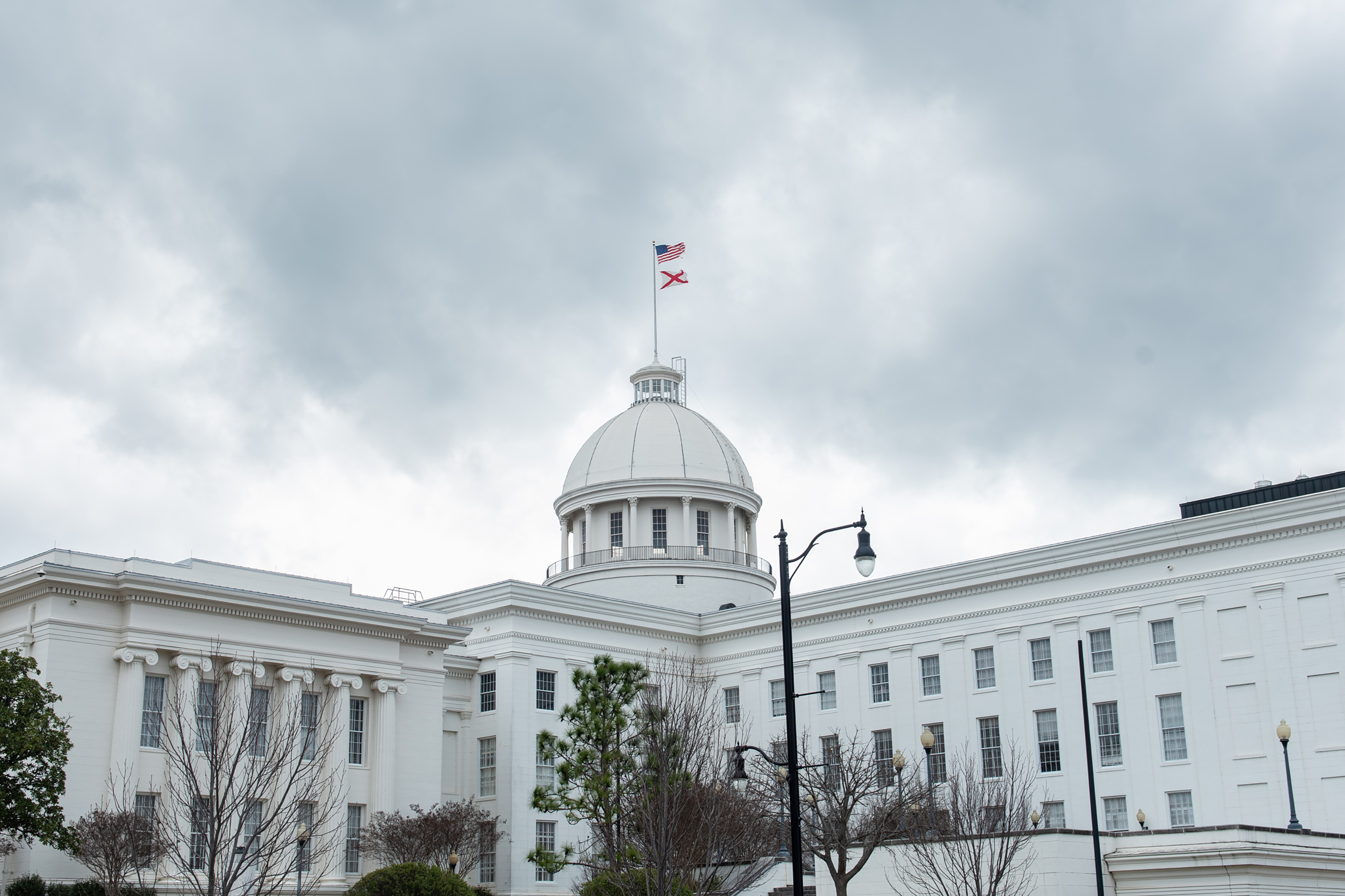 Alabama's state capitol in Montgomery, Ala. earlier this year. (Andi Rice/Bloomberg via Getty Images)