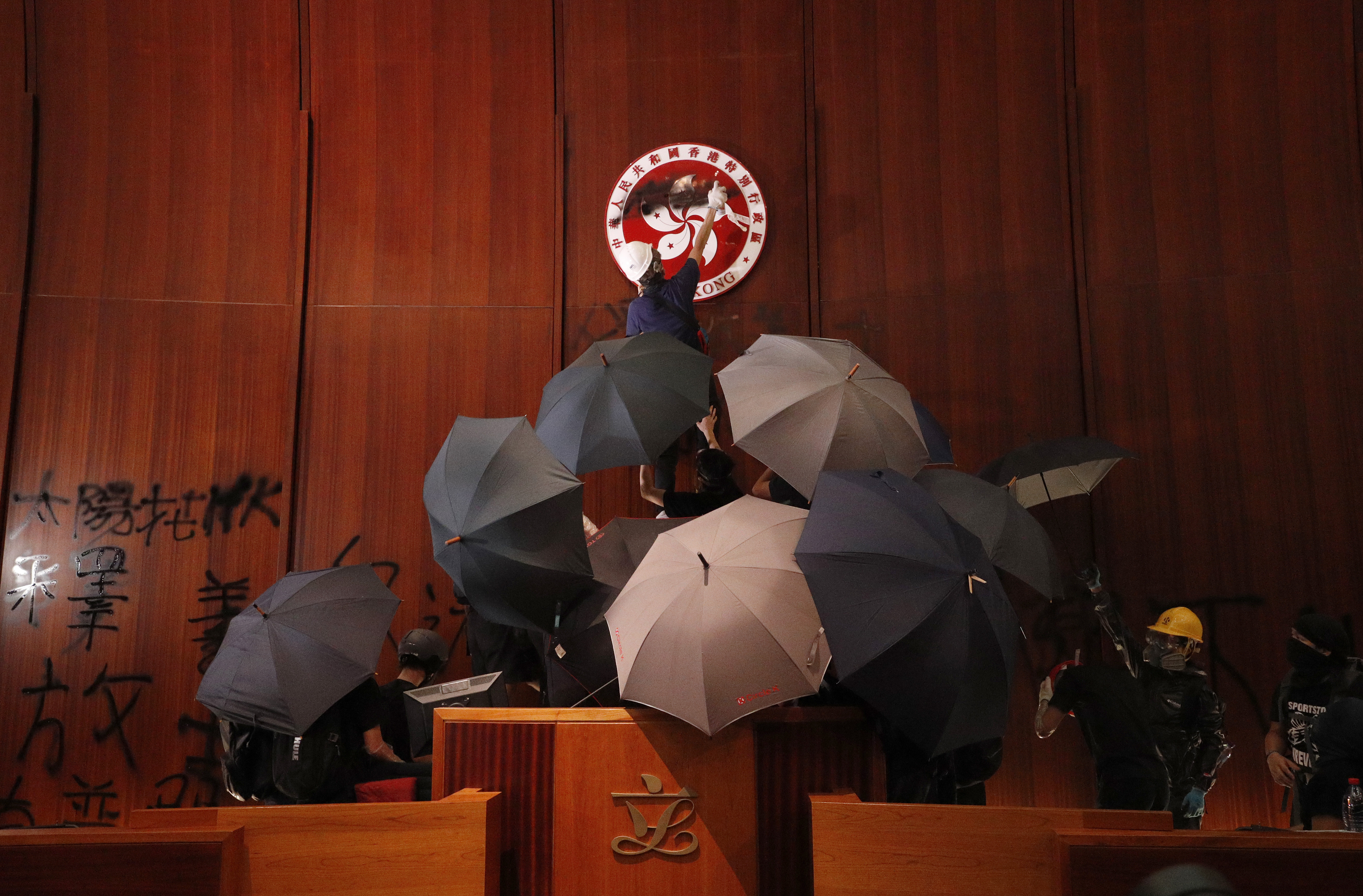 Hong Kong jails 12 people for storming the legislature during 2019 protests