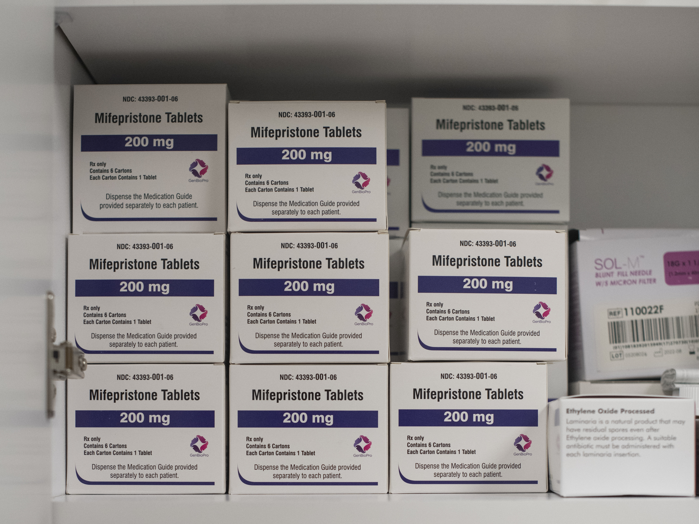 The share of abortions that are performed with medication alone (a combination of mifepristone and misoprosotol) increased between 2020 and 2023. (The Washington Post via Getty Images)