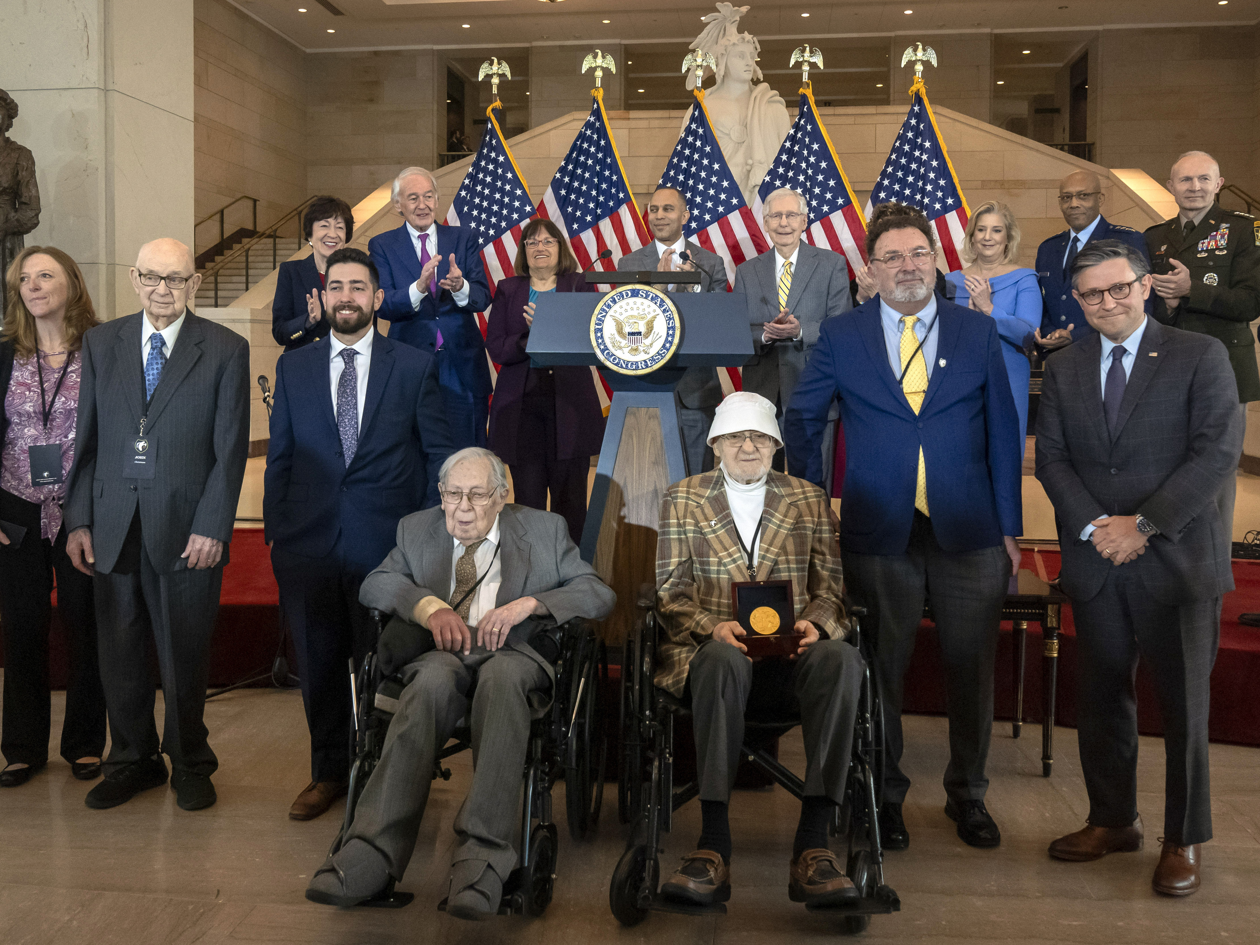 Congressional Gold Medal ceremony honoring the Ghost Army veterans in 2024