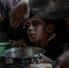 Boiling weeds, eating animal feed: People in Gaza stave off hunger any way they can